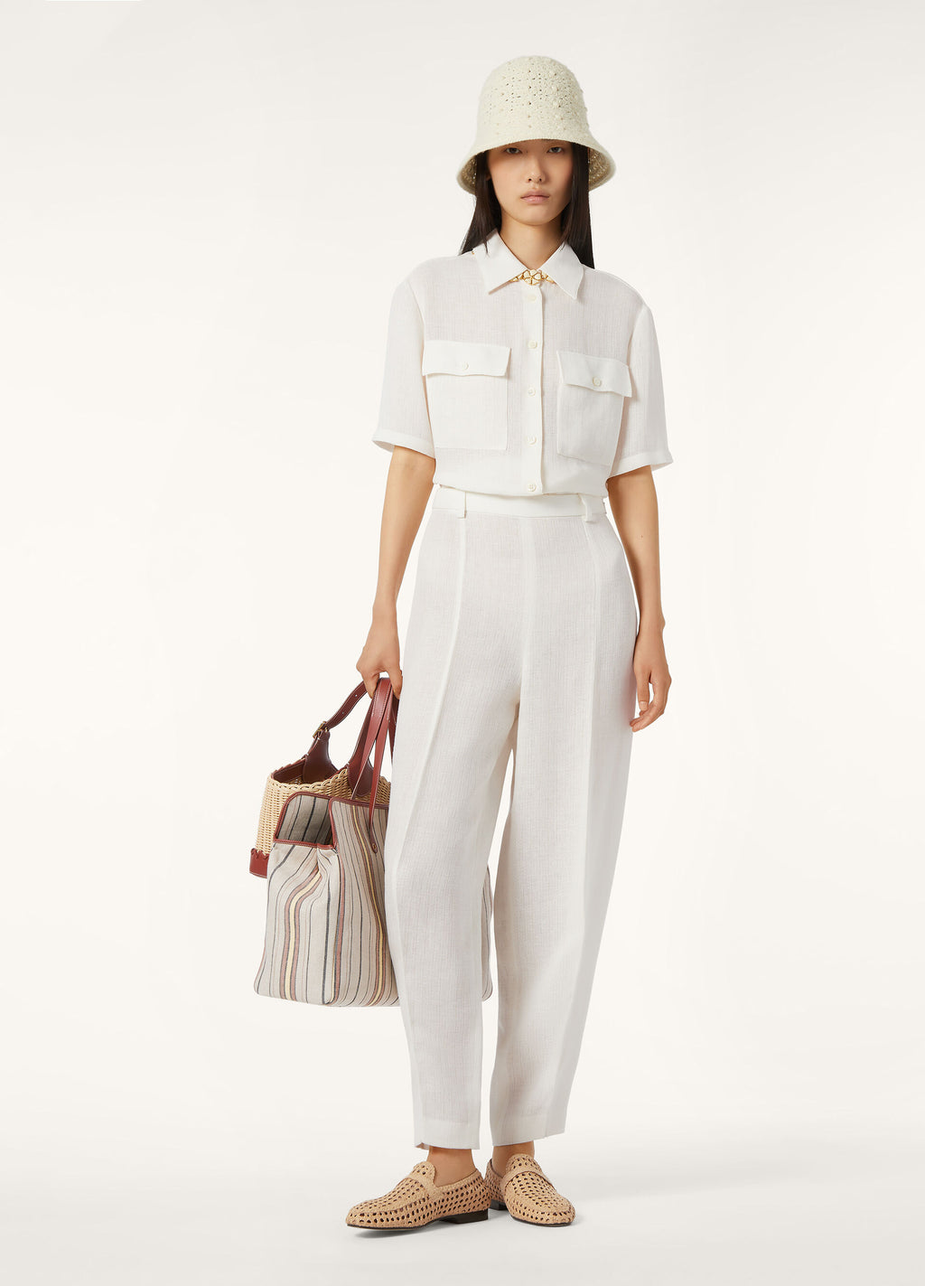 Bob Trousers - Optical White