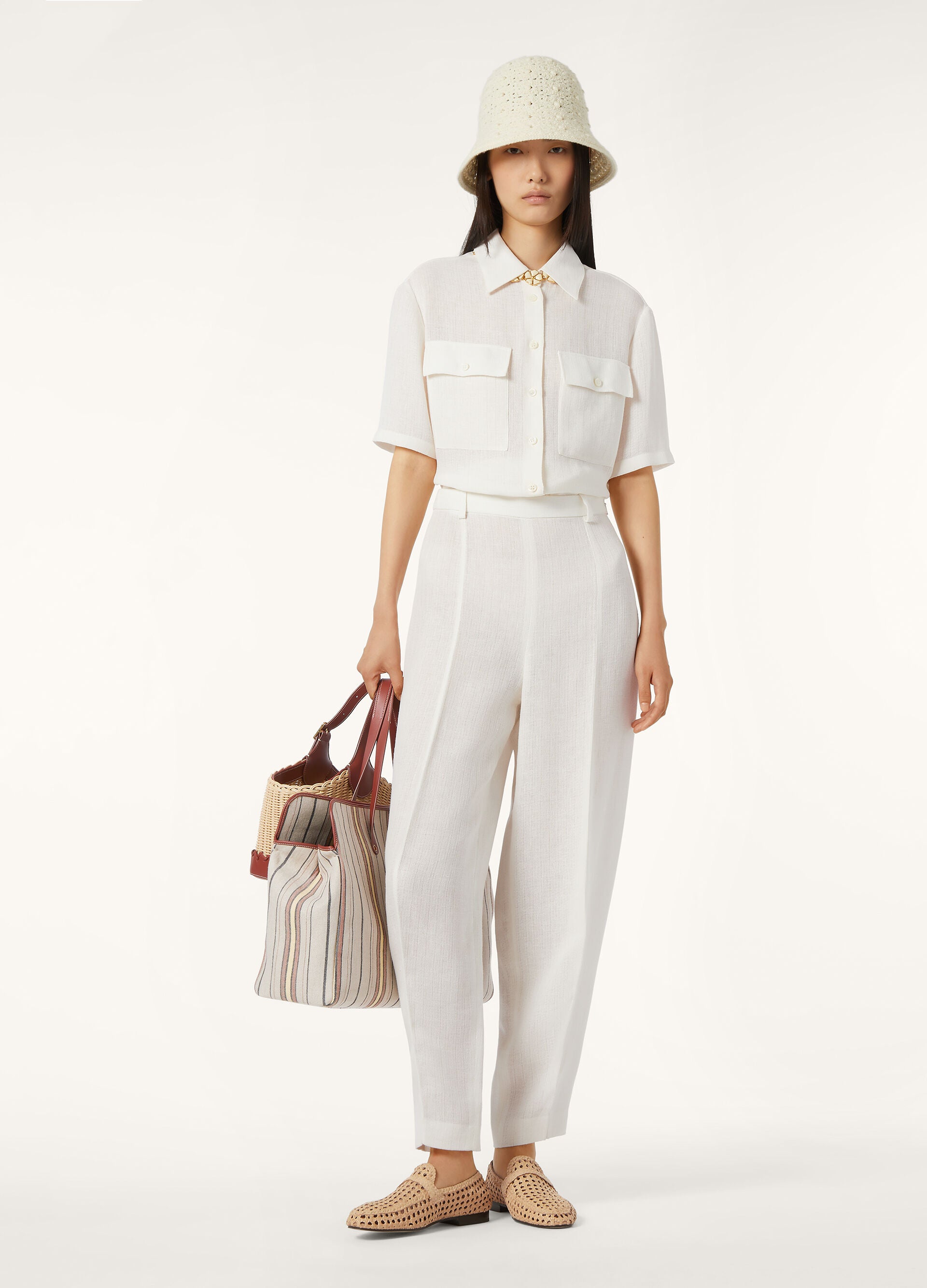 Bob Trousers - Optical White