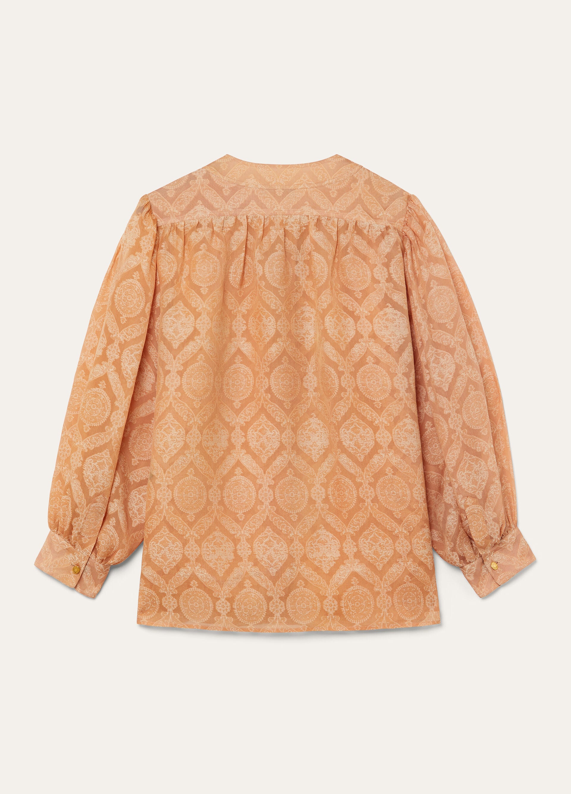 Hailey Shirt - Apricot Iced Tea