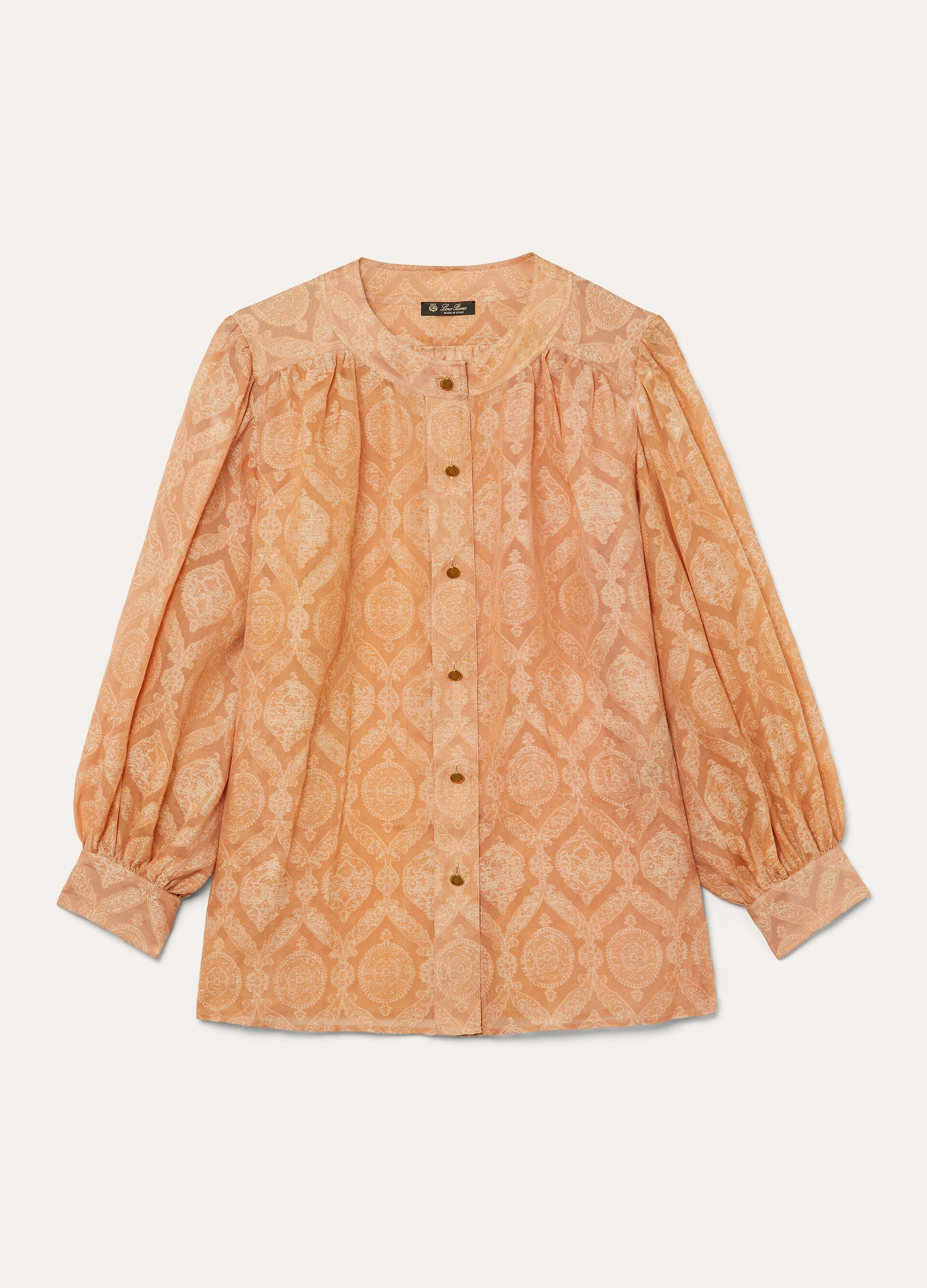Hailey Shirt - Apricot Iced Tea