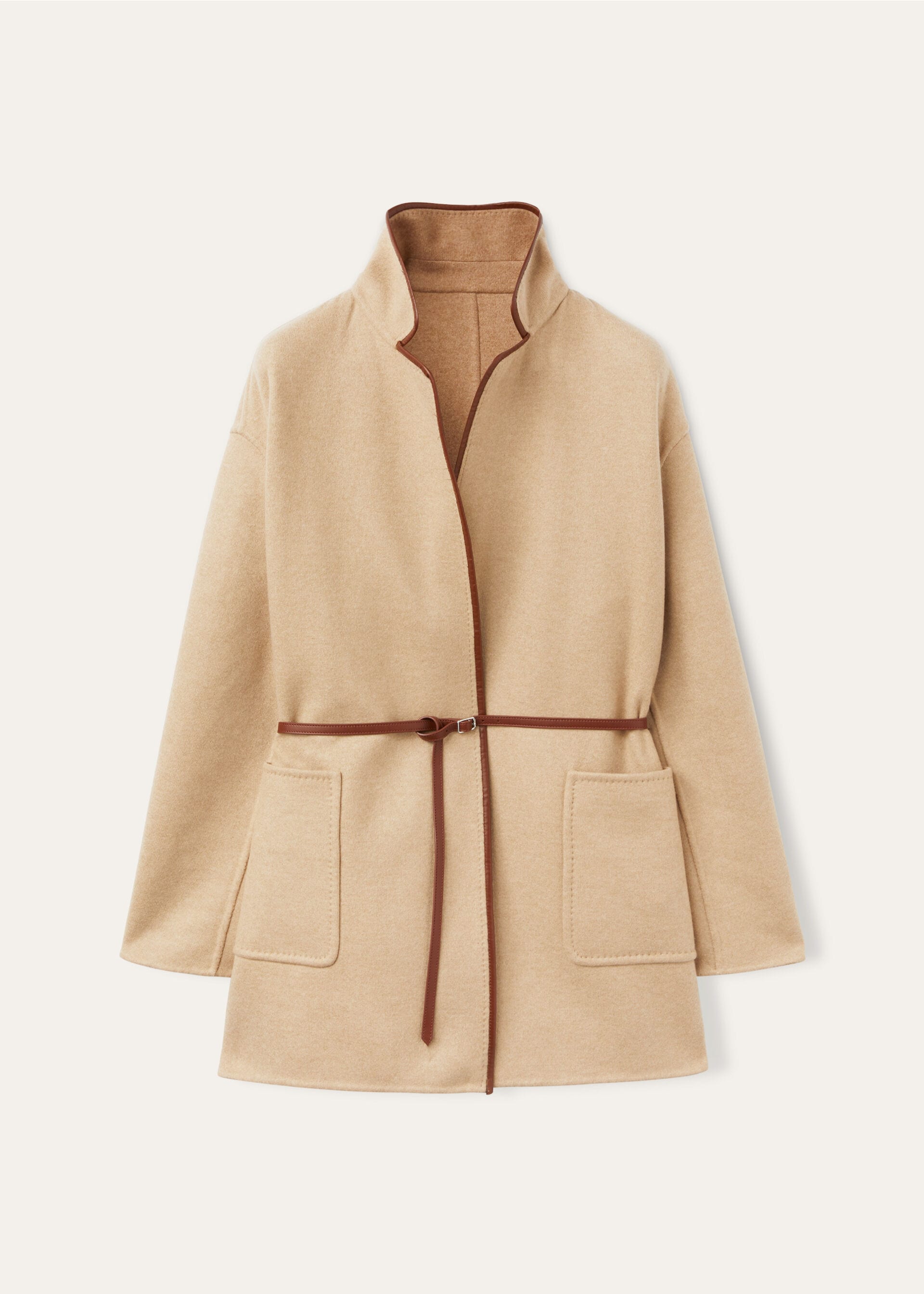 Jimi Coat - Dill Seeds/Natural Camel