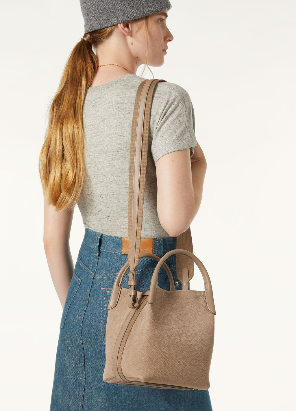 Small Bale Bag - Fume Taupe/Sun Gold