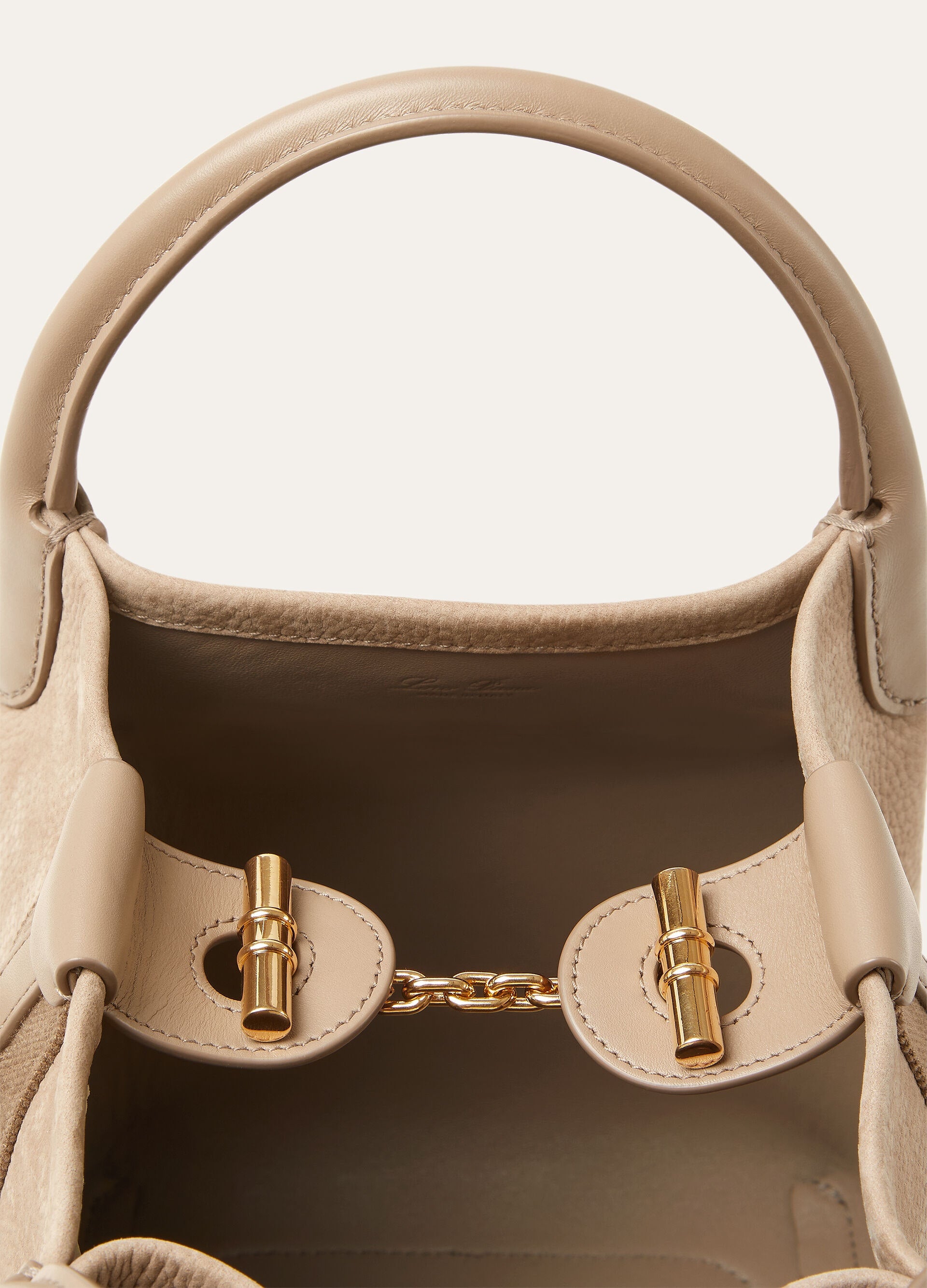 Small Bale Bag - Fume Taupe/Sun Gold