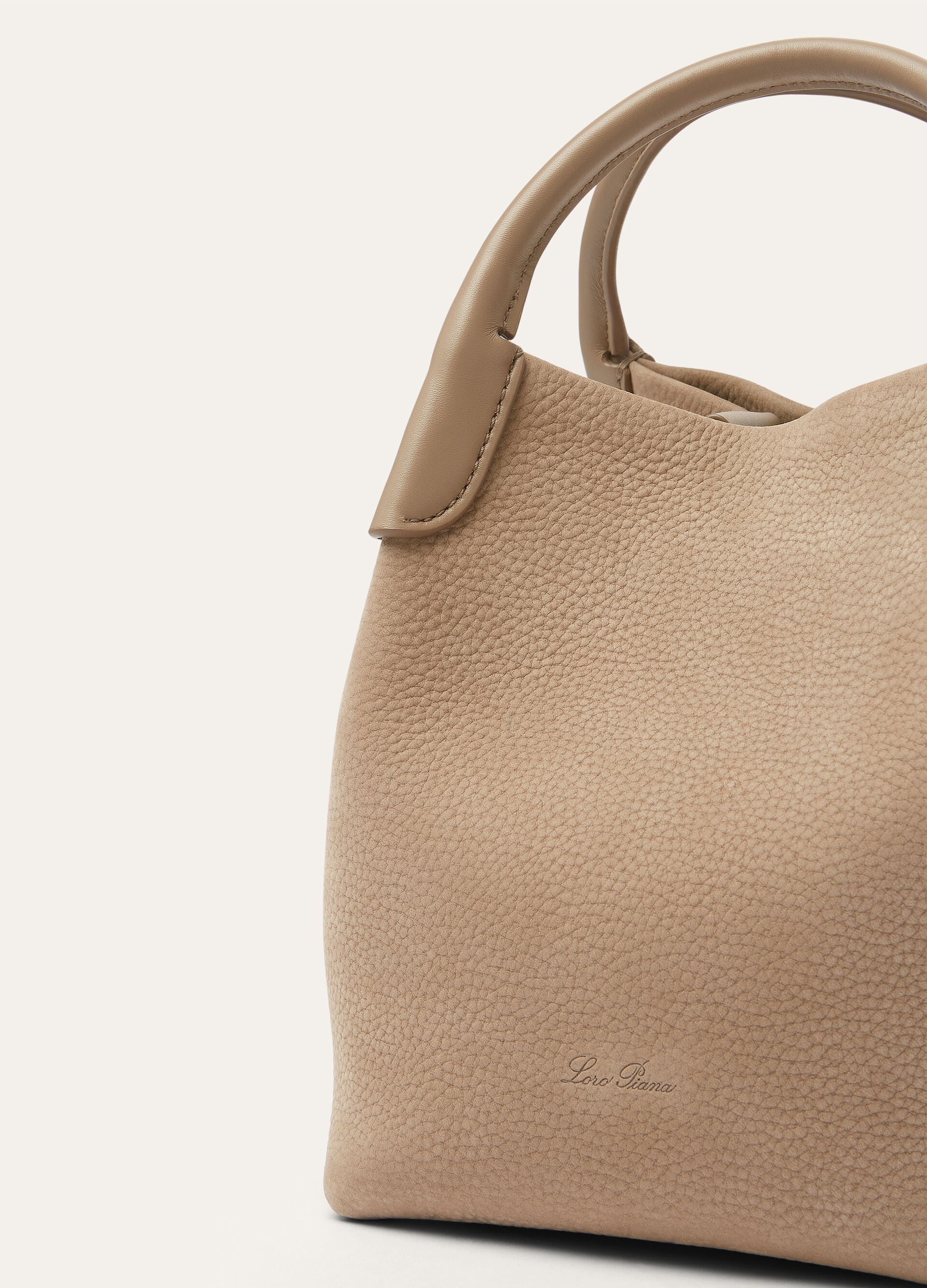 Small Bale Bag - Fume Taupe/Sun Gold