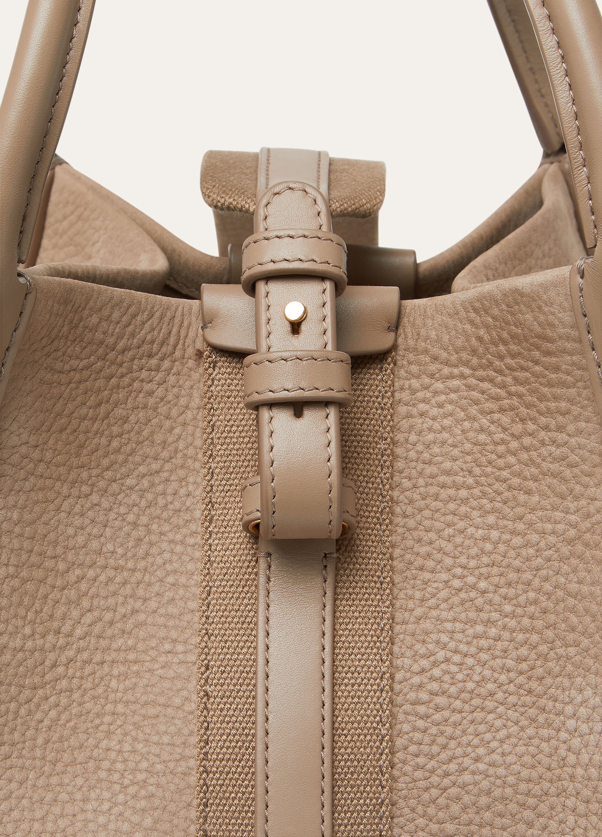 Small Bale Bag - Fume Taupe/Sun Gold