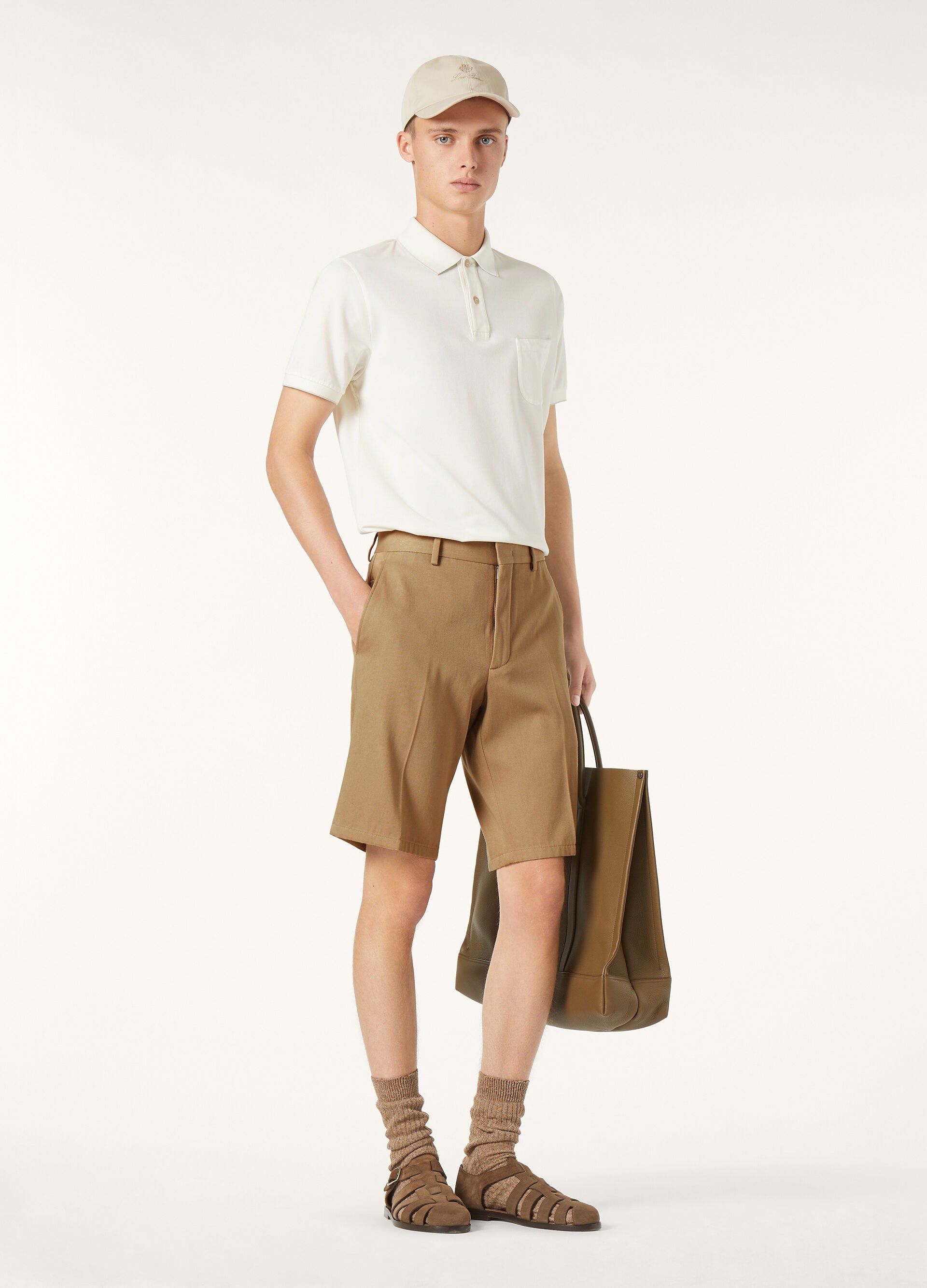 Jarno Bermuda Shorts - Liquorice Toffee