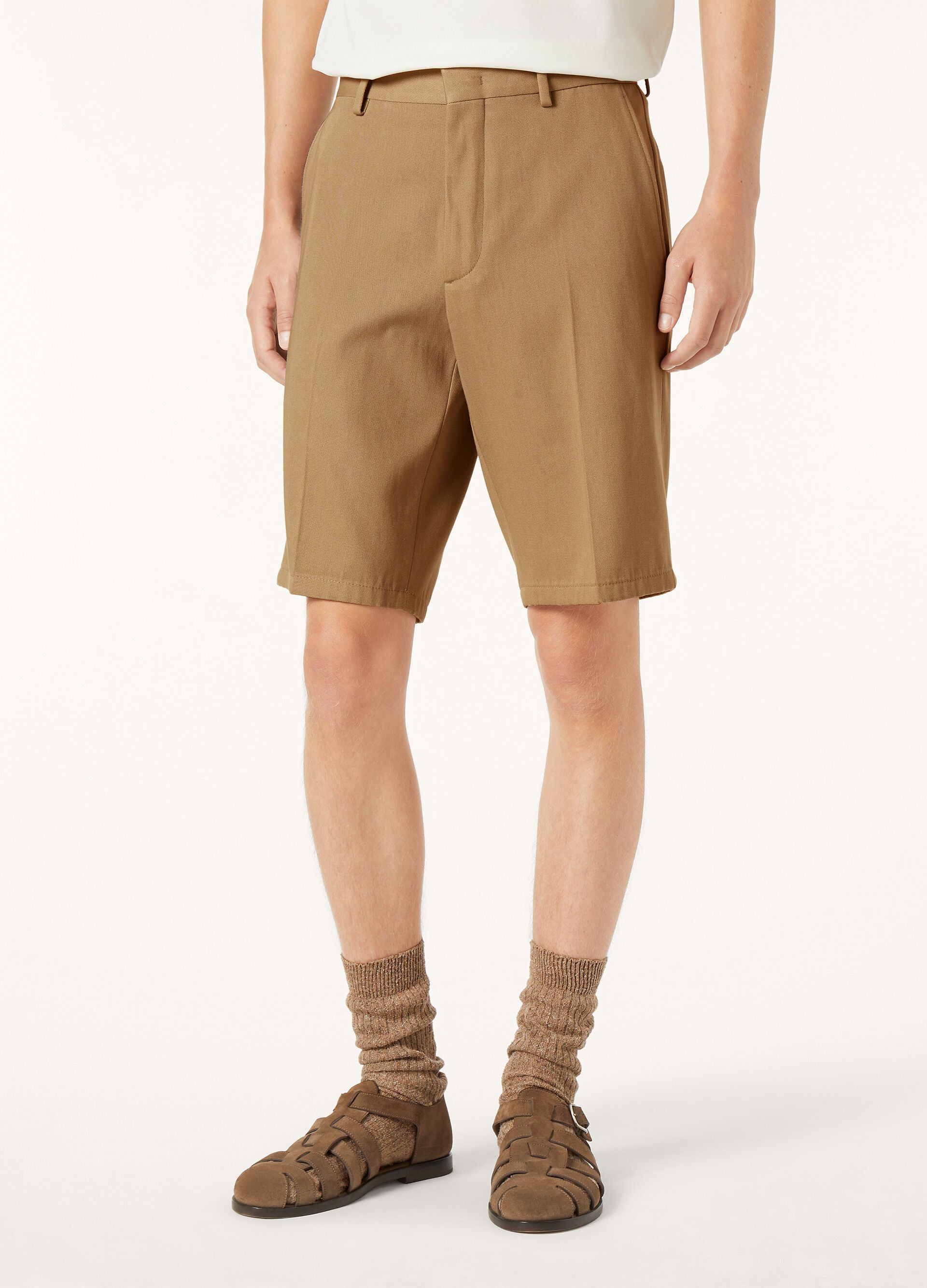 Jarno Bermuda Shorts - Liquorice Toffee
