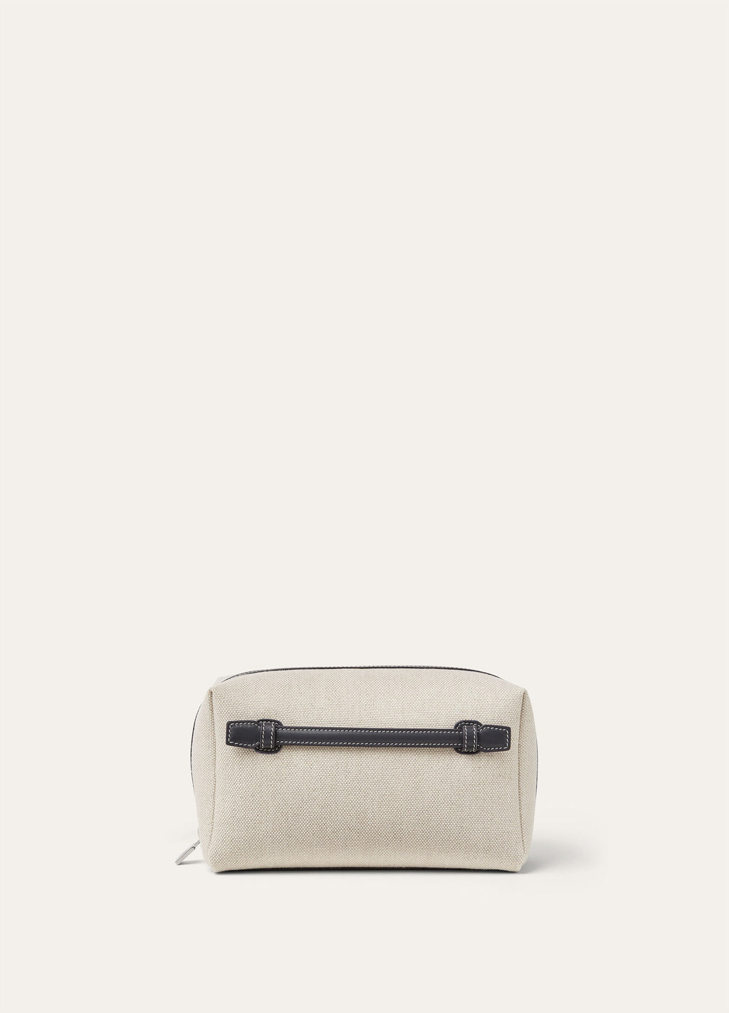 Medium Extra Travel Pouch - Natural-Stonehenge/Antique Silver