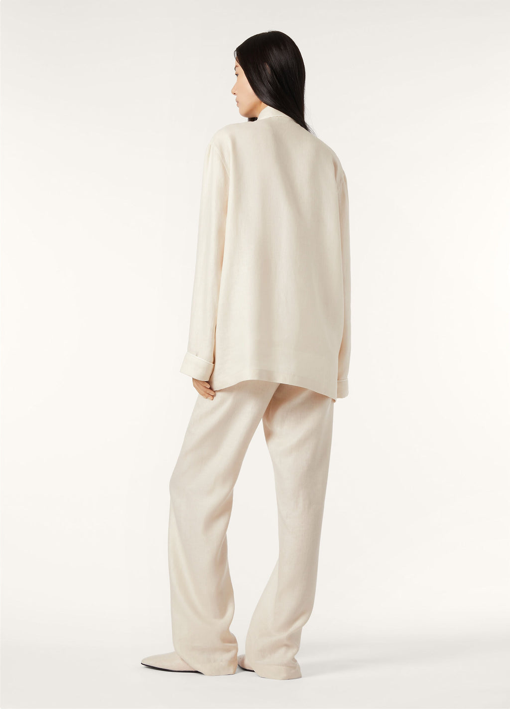 Lian Pajamas Shirt - Clear Oyster