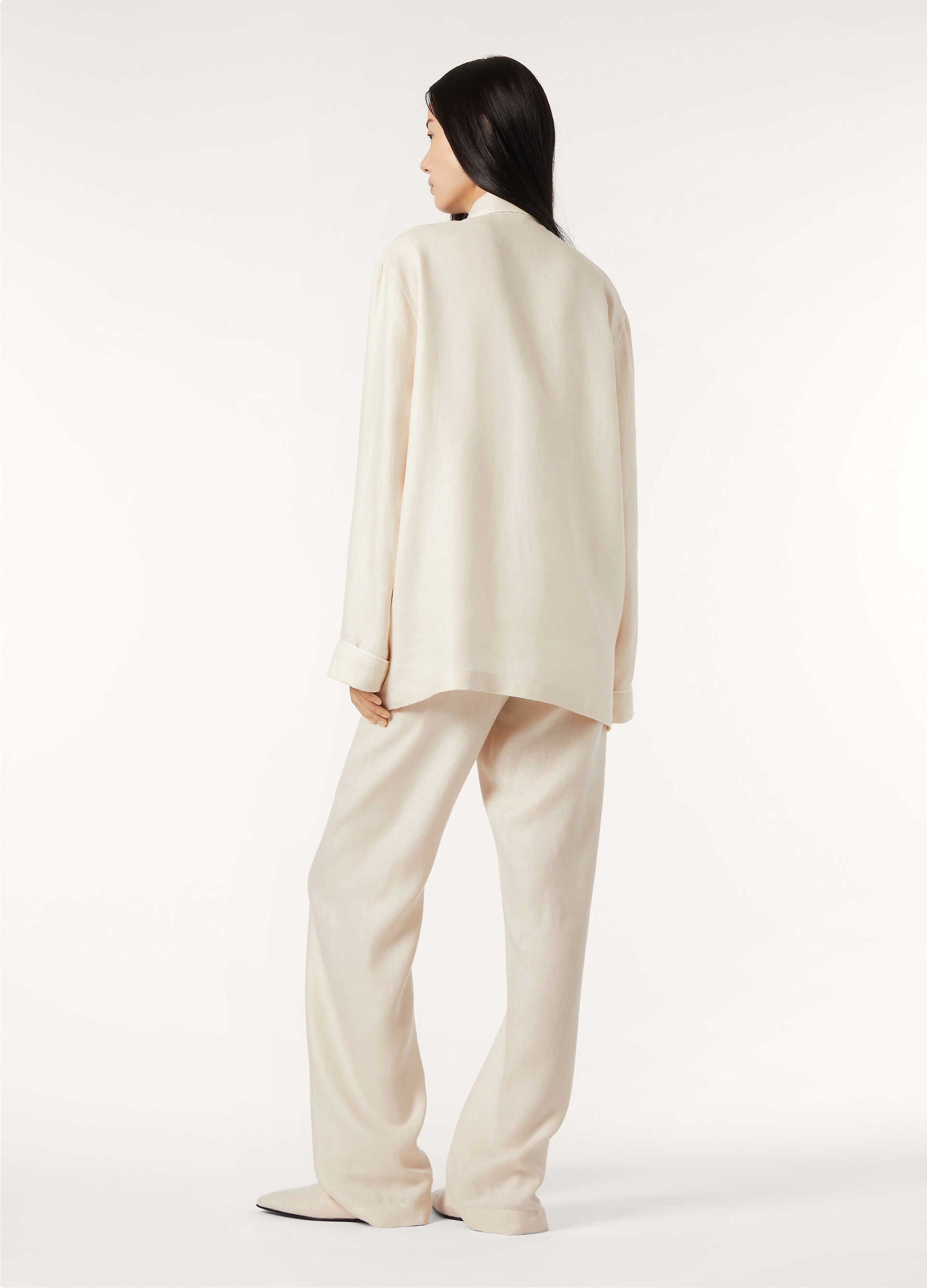 Lian Pajamas Shirt - Clear Oyster