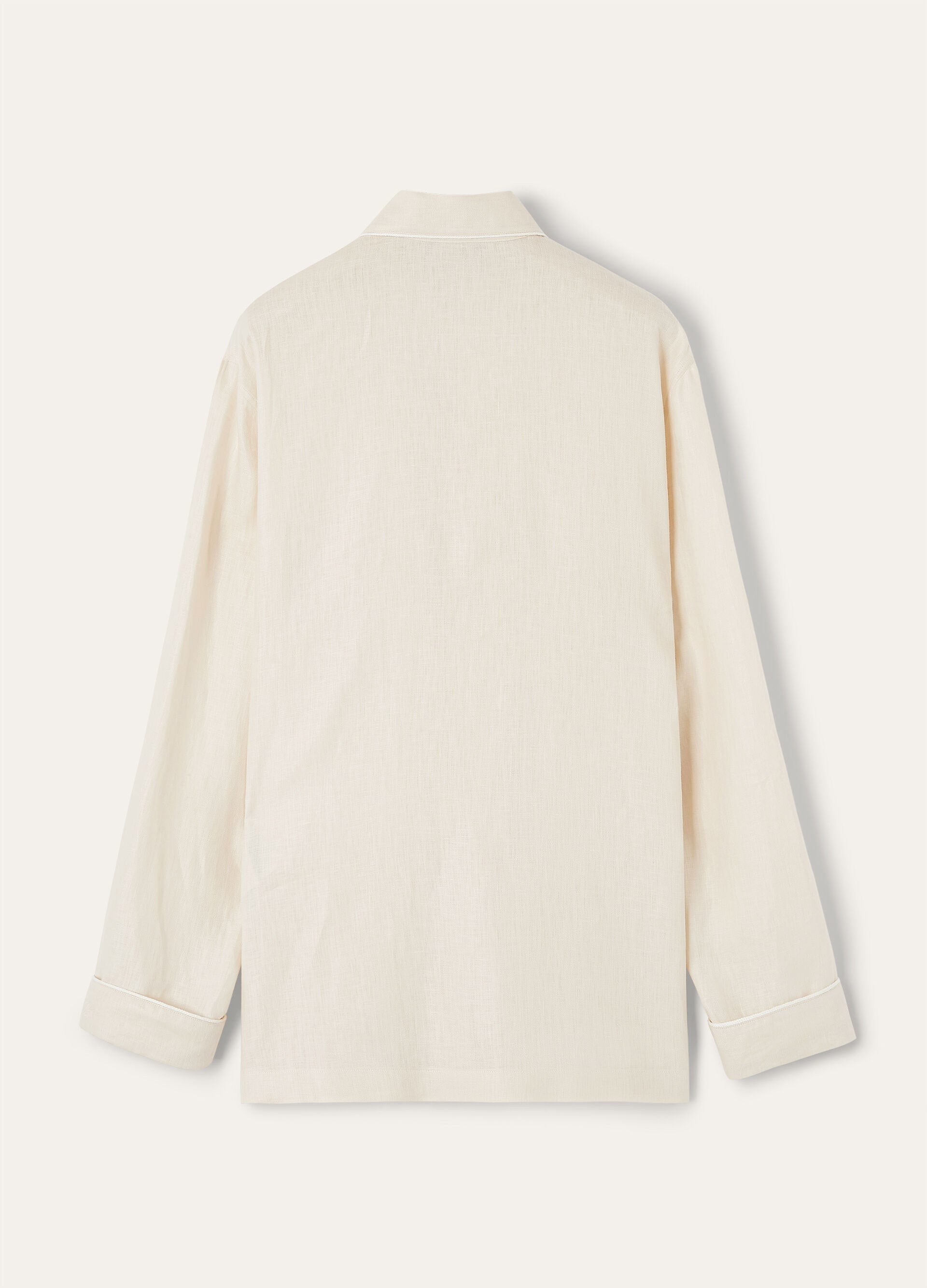 Lian Pajamas Shirt - Clear Oyster