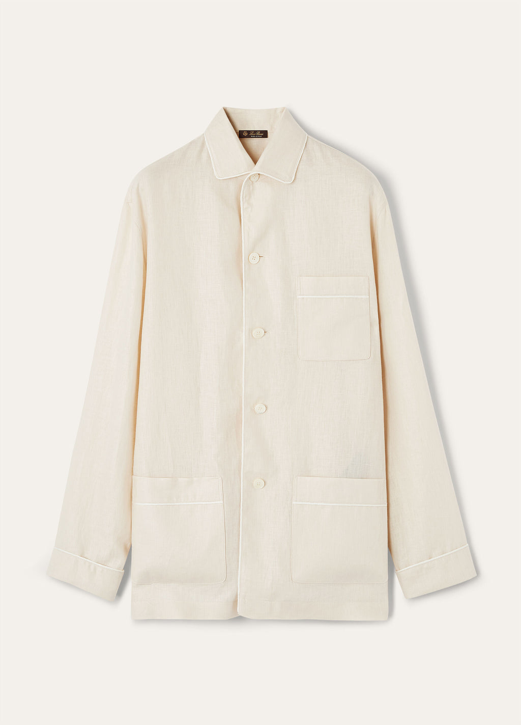 Lian Pajamas Shirt - Clear Oyster