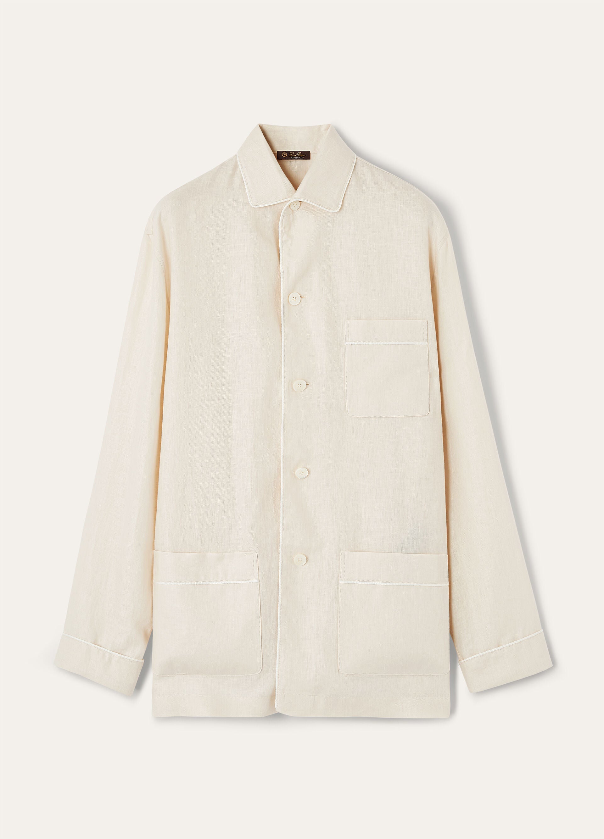 Lian Pajamas Shirt - Clear Oyster