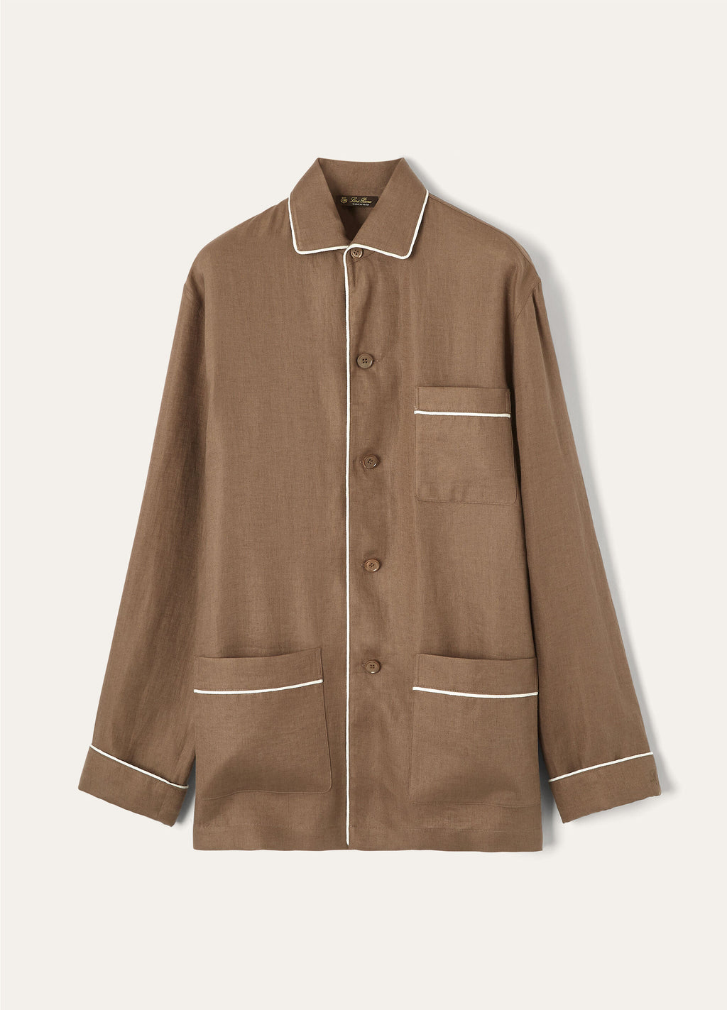 Lian Pajamas Shirt - Smoked Wood