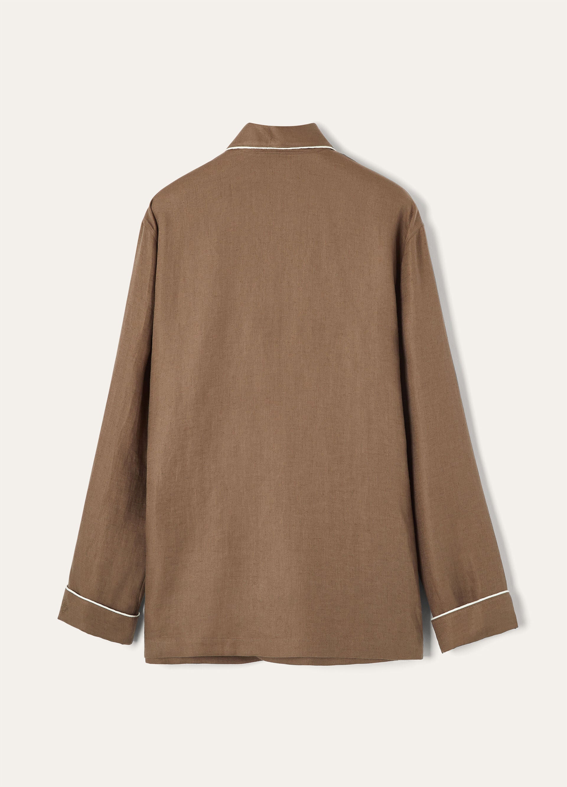 Lian Pajamas Shirt - Smoked Wood
