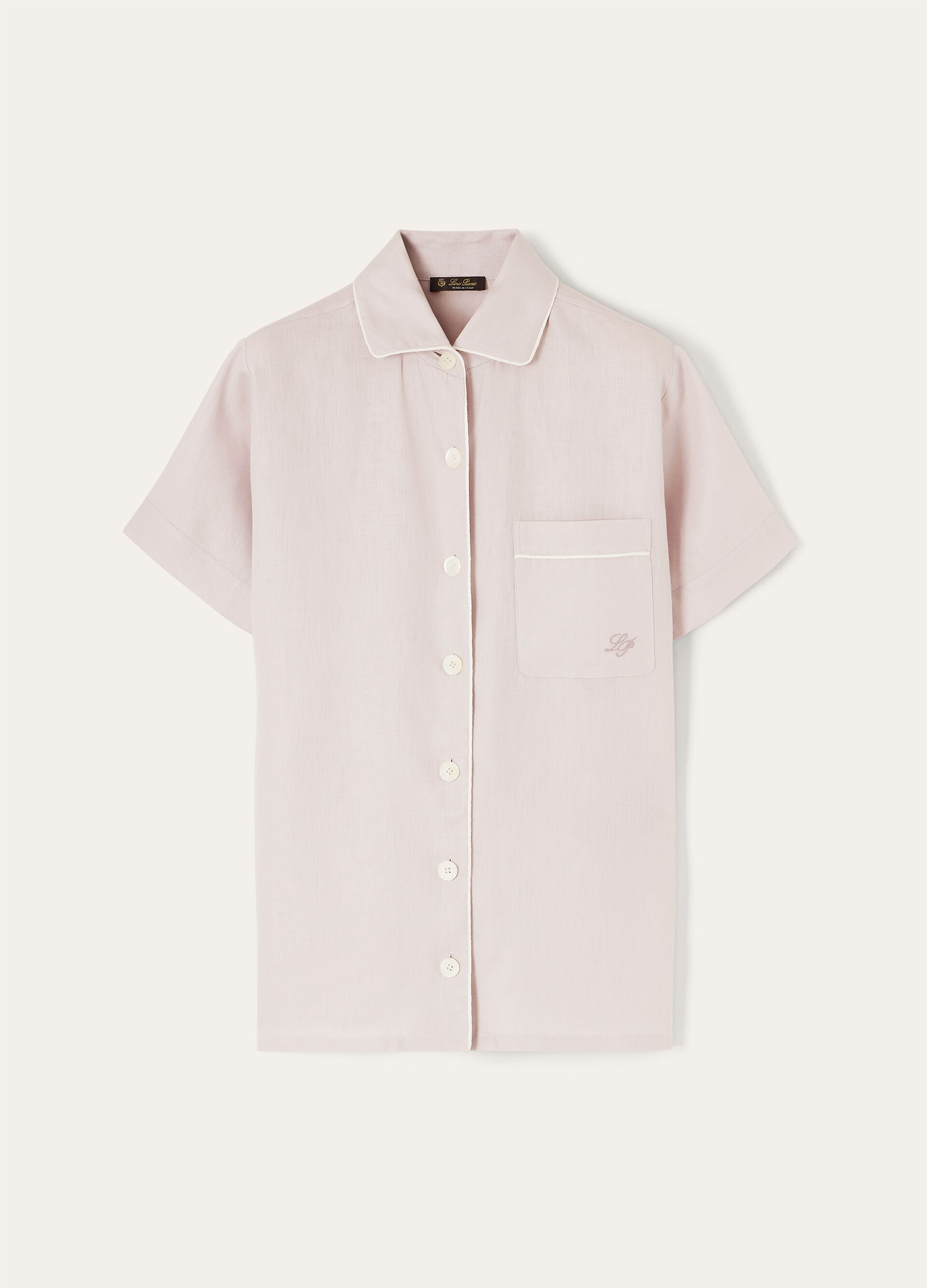 Angelina Pajamas Shirt - Graysh Lavender