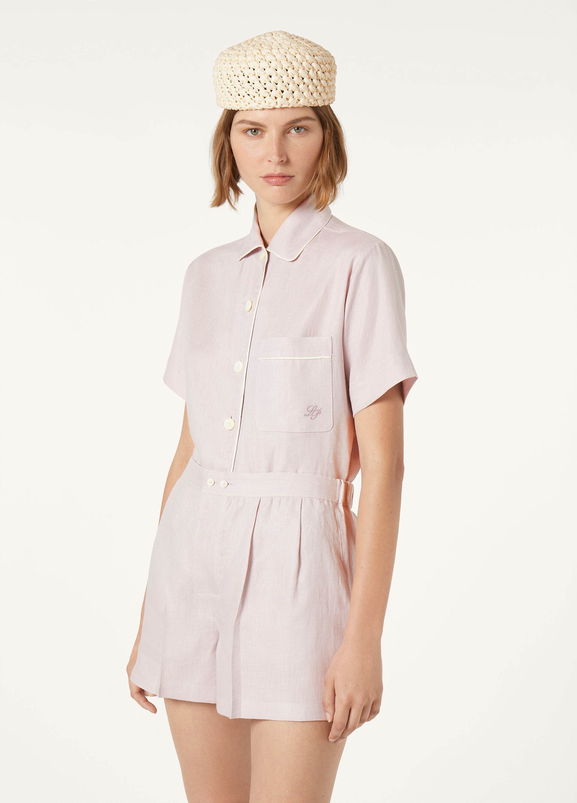 Angelina Pajamas Shirt - Graysh Lavender