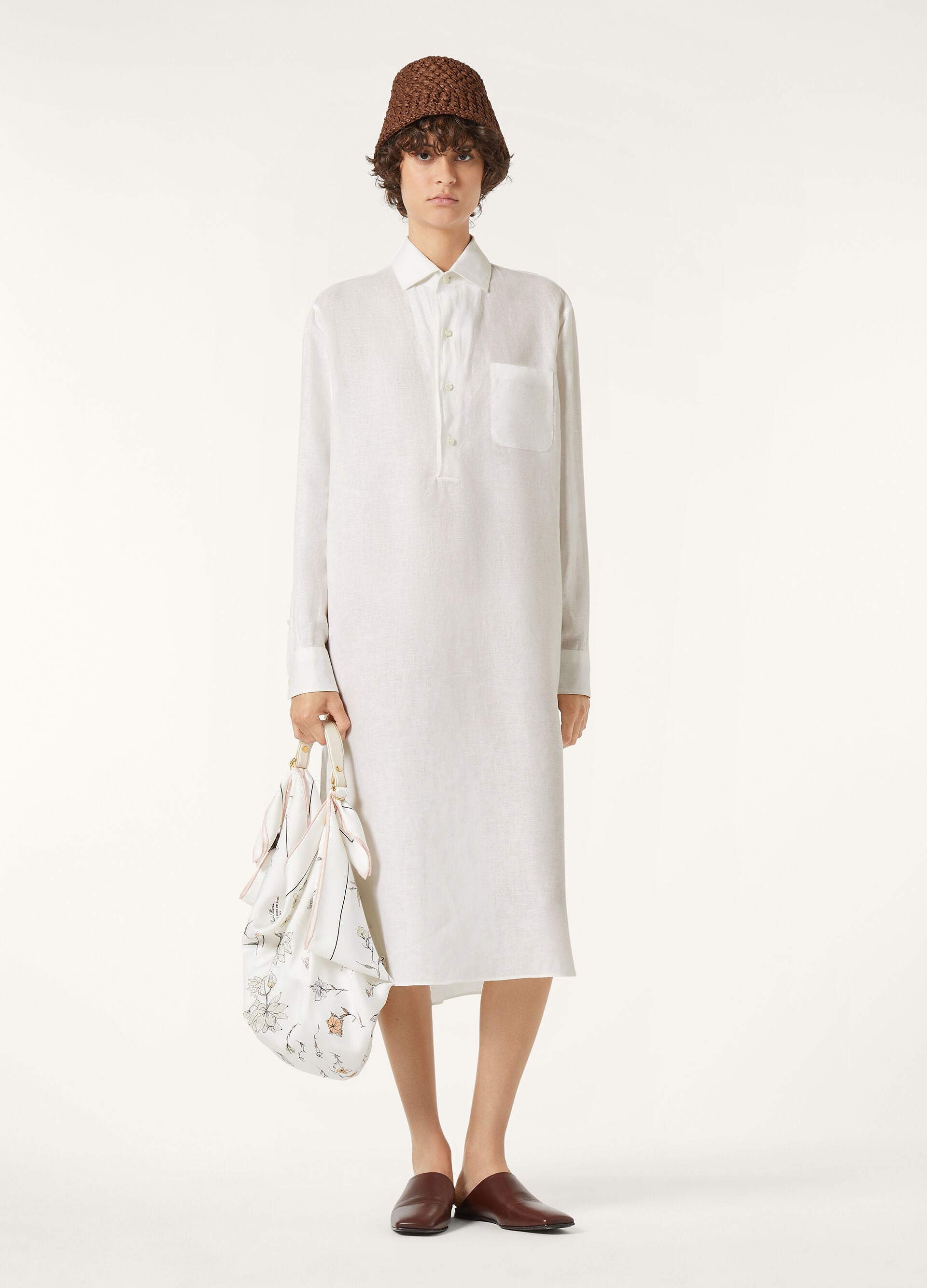 Lora Dress - Optical White