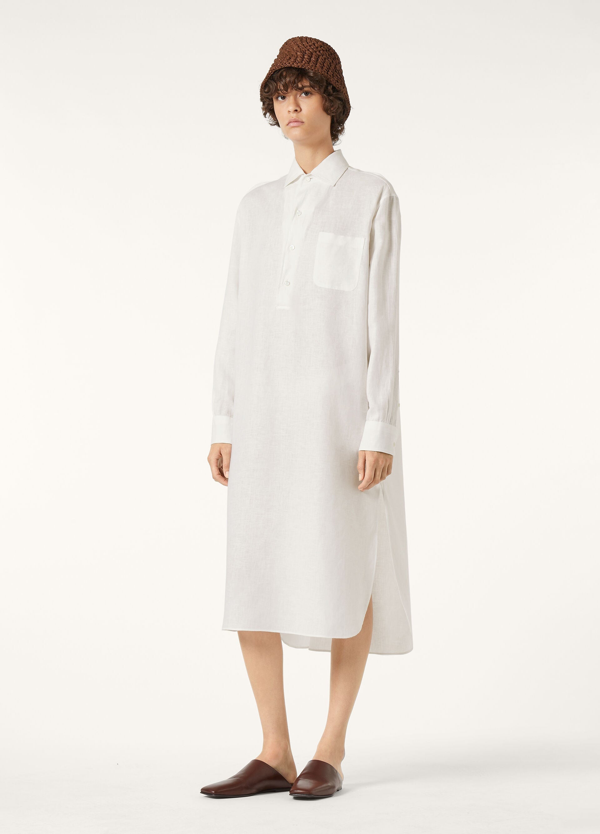 Lora Dress - Optical White