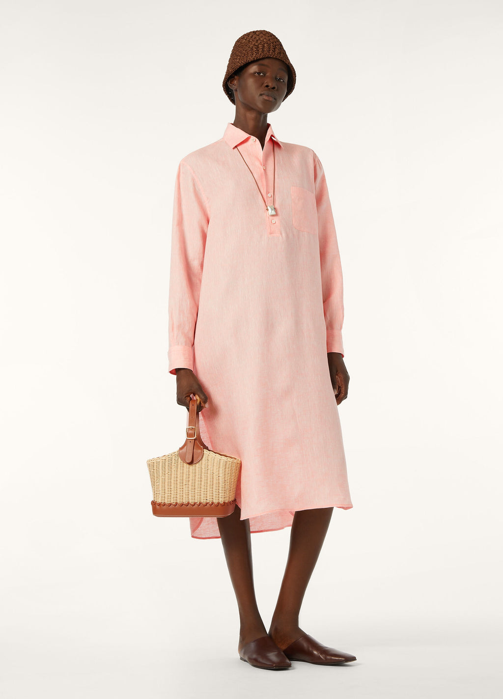 Lora Dress - Peach Candle