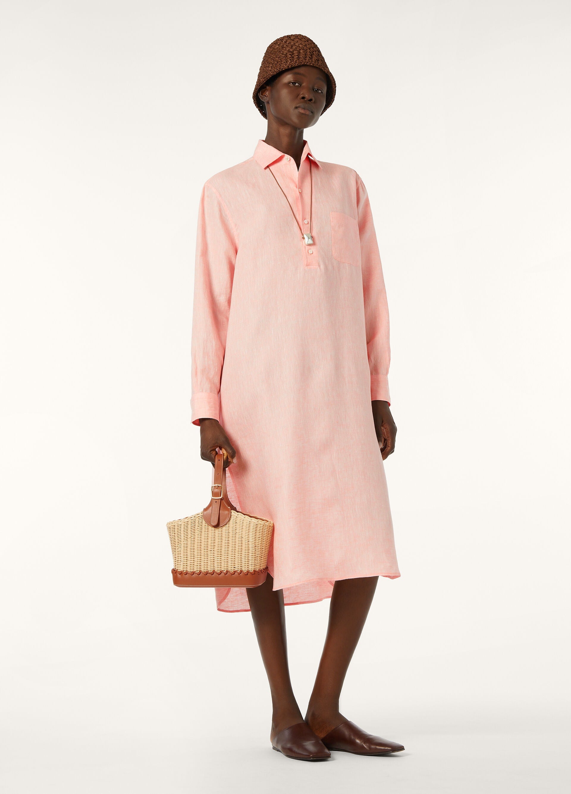 Lora Dress - Peach Candle
