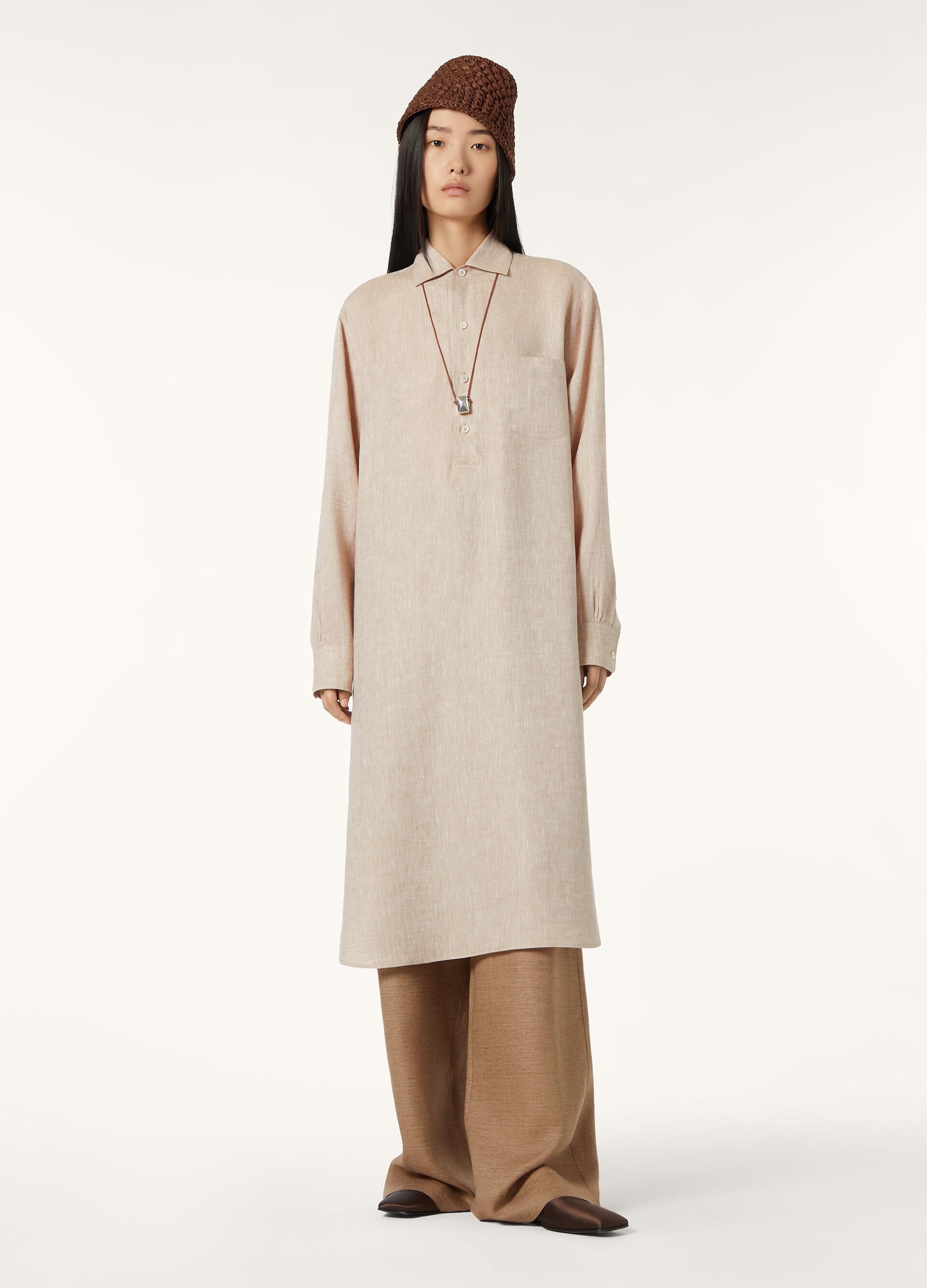 Lora Dress - Pine Bark