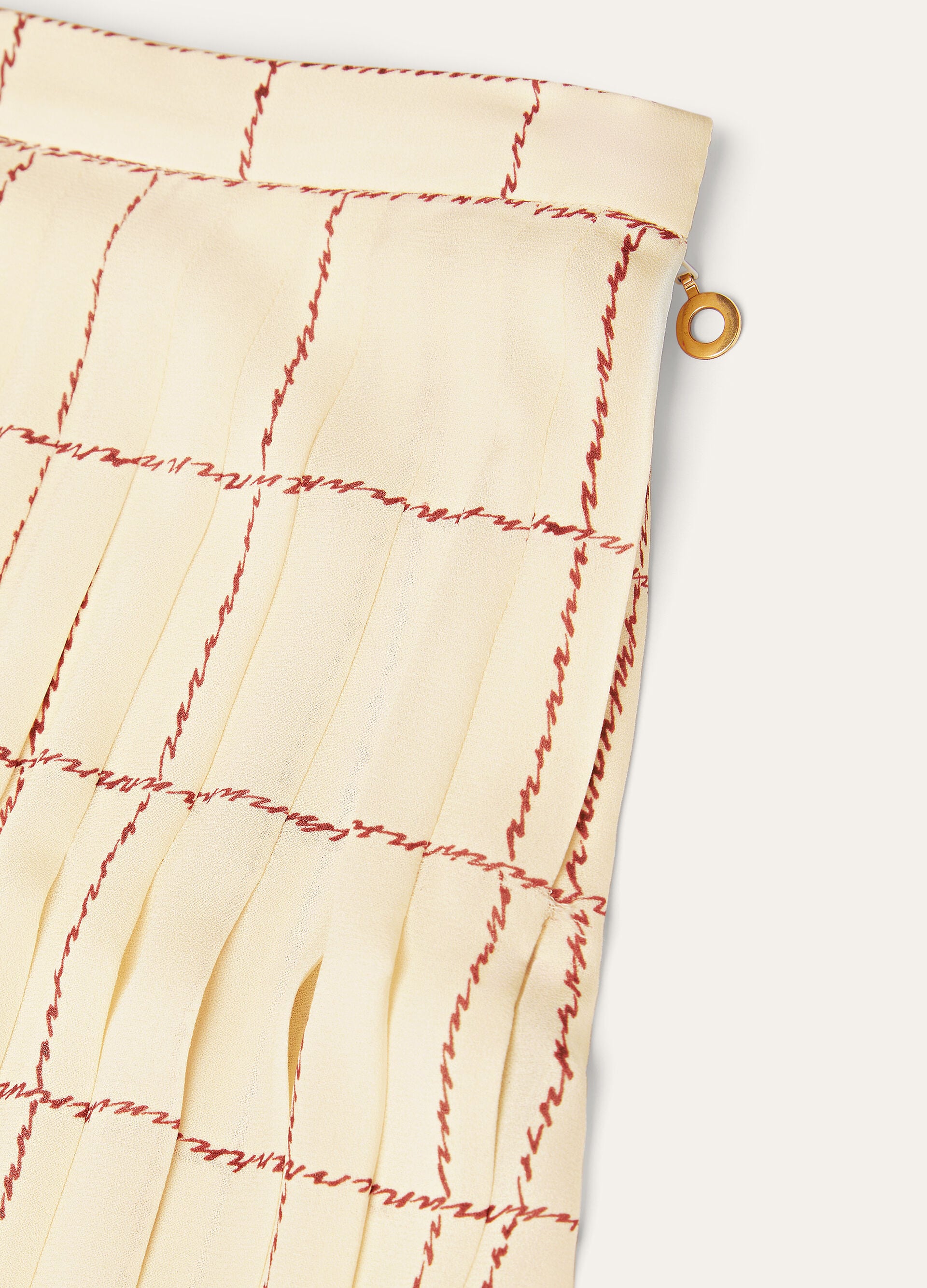Clea Skirt - Chalk/Pecan Syrup
