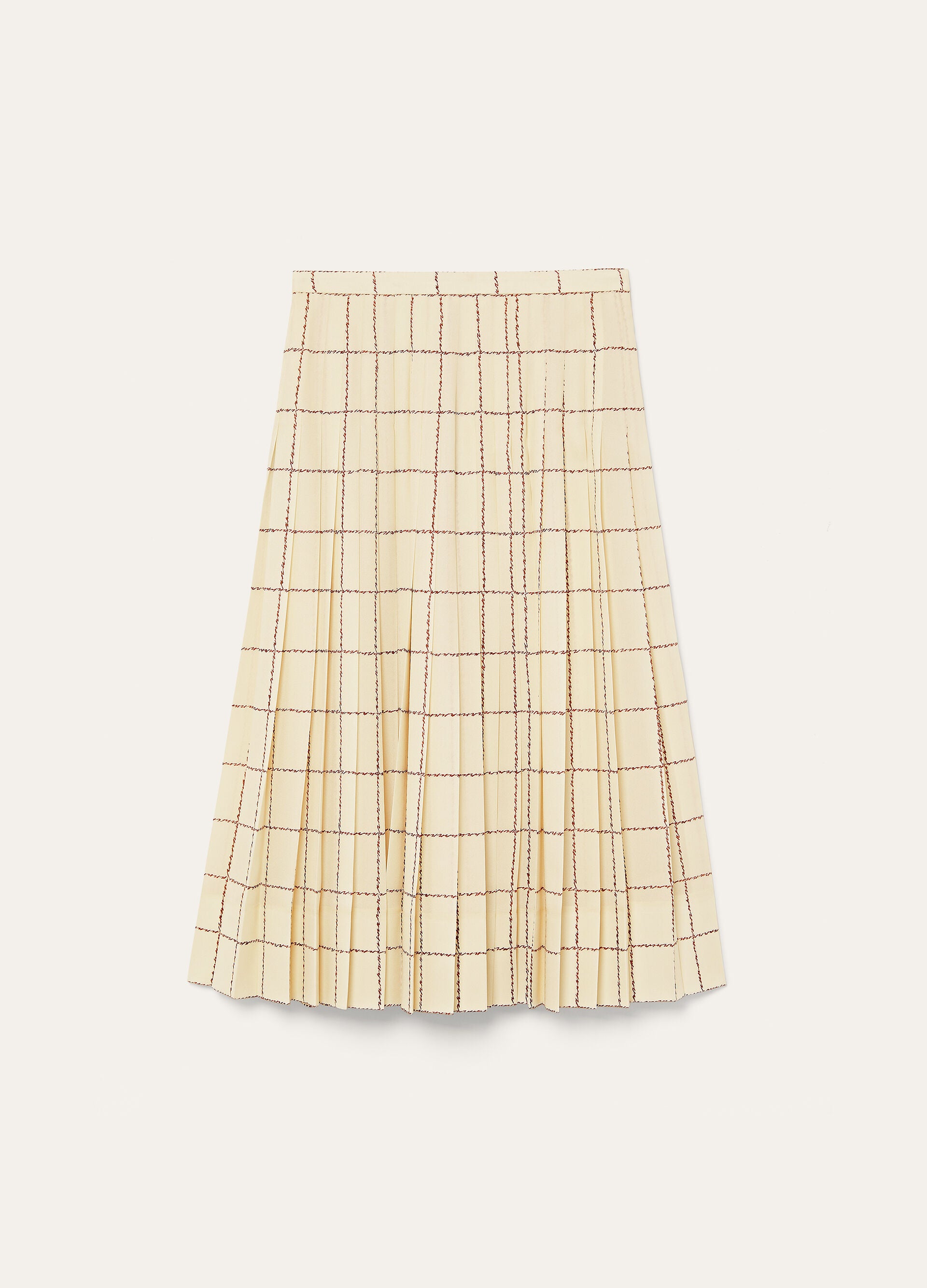 Clea Skirt - Chalk/Pecan Syrup
