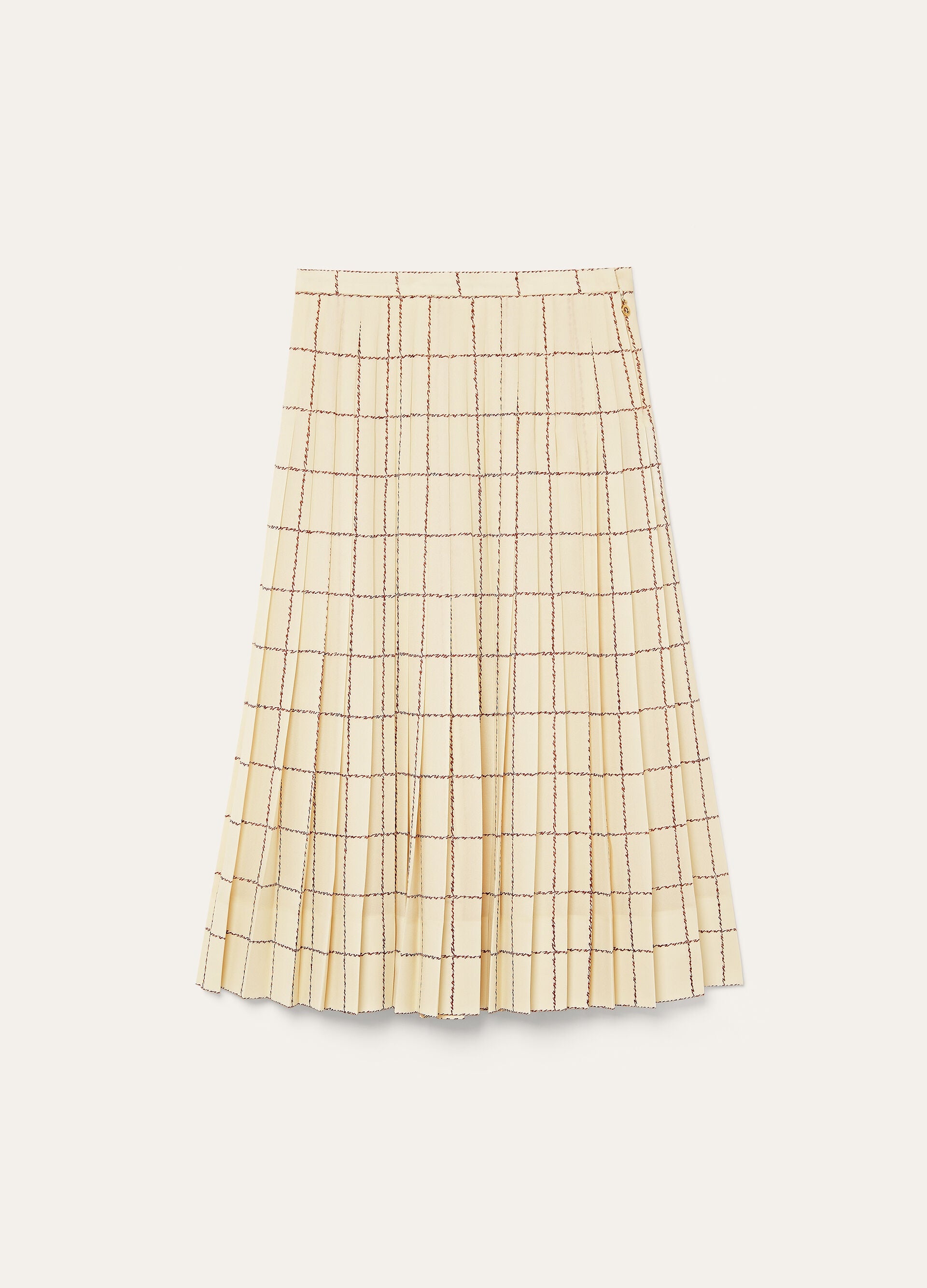 Clea Skirt - Chalk/Pecan Syrup