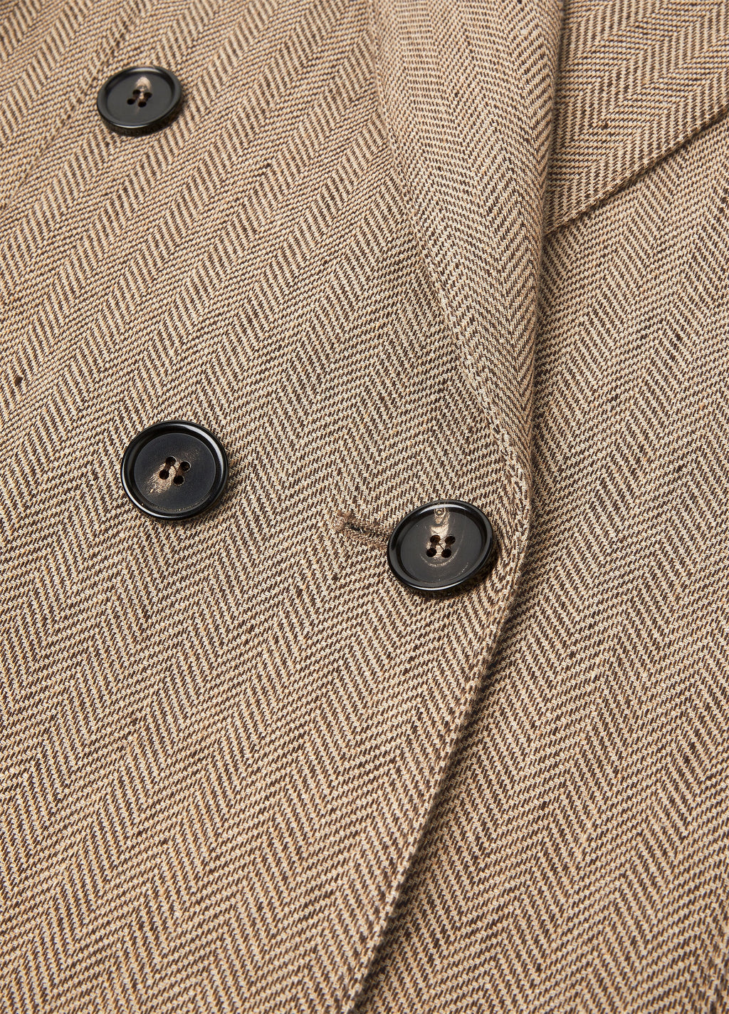 Genny Blazer - Brown Chevron