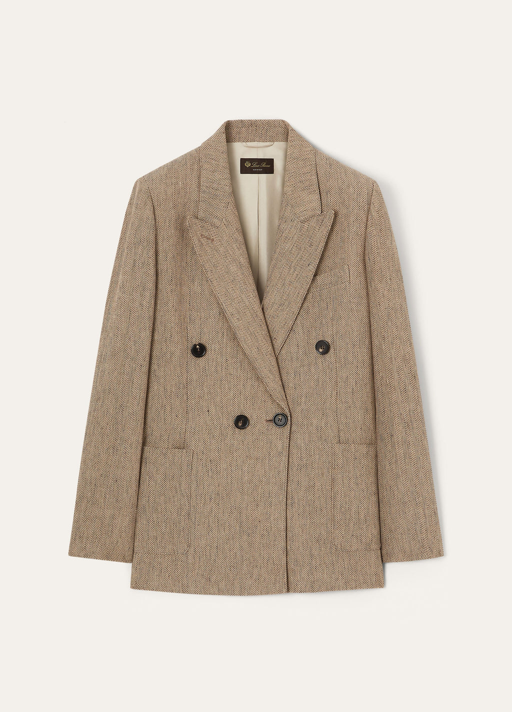 Genny Blazer - Brown Chevron