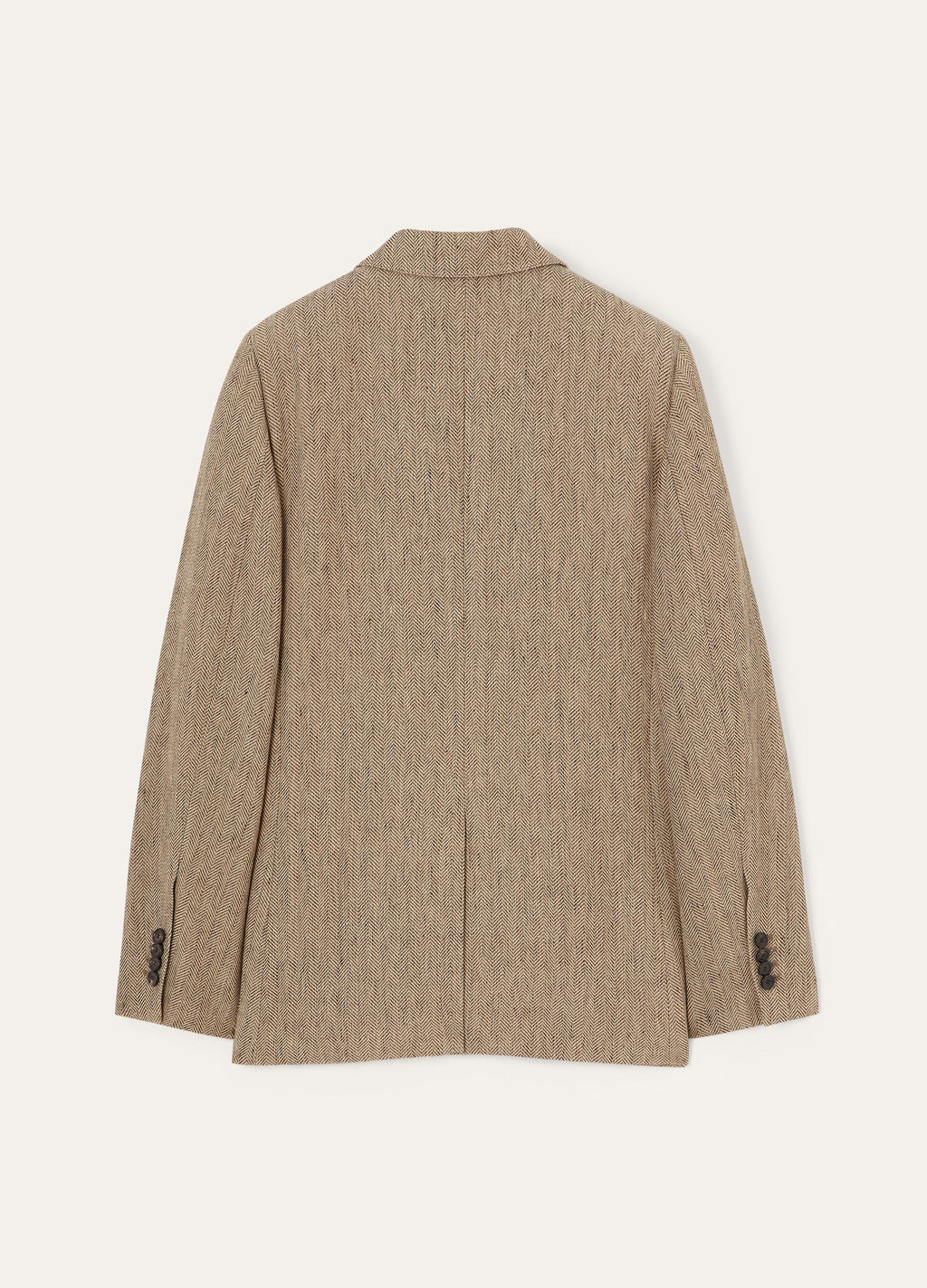Genny Blazer - Brown Chevron