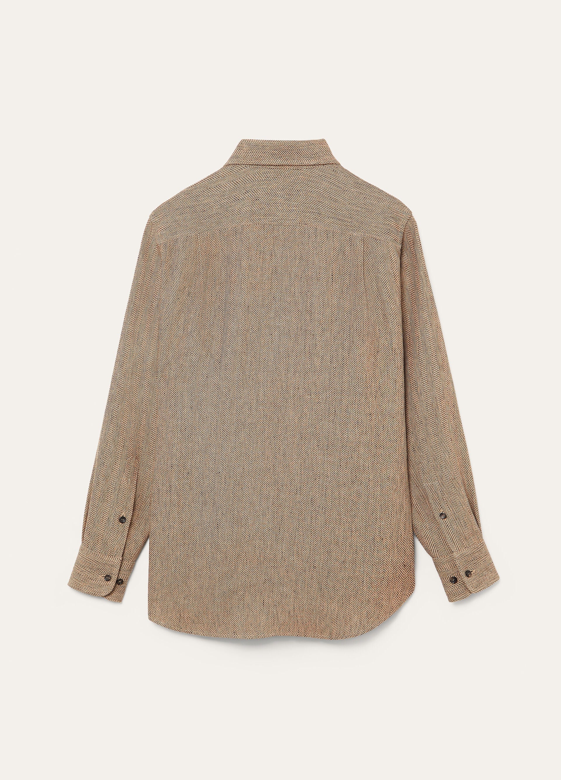André Shirt - Brown Chevron