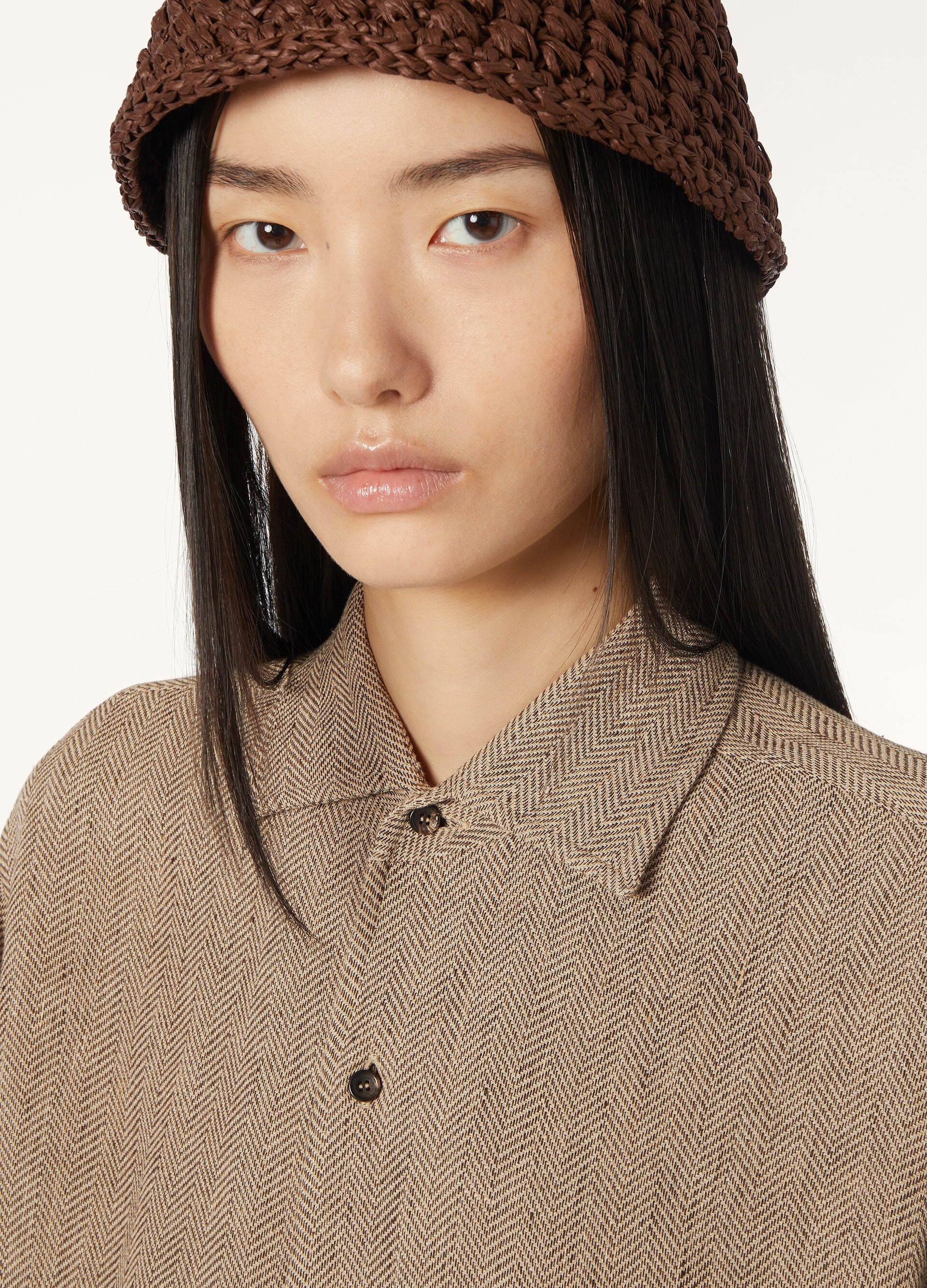 André Shirt - Brown Chevron