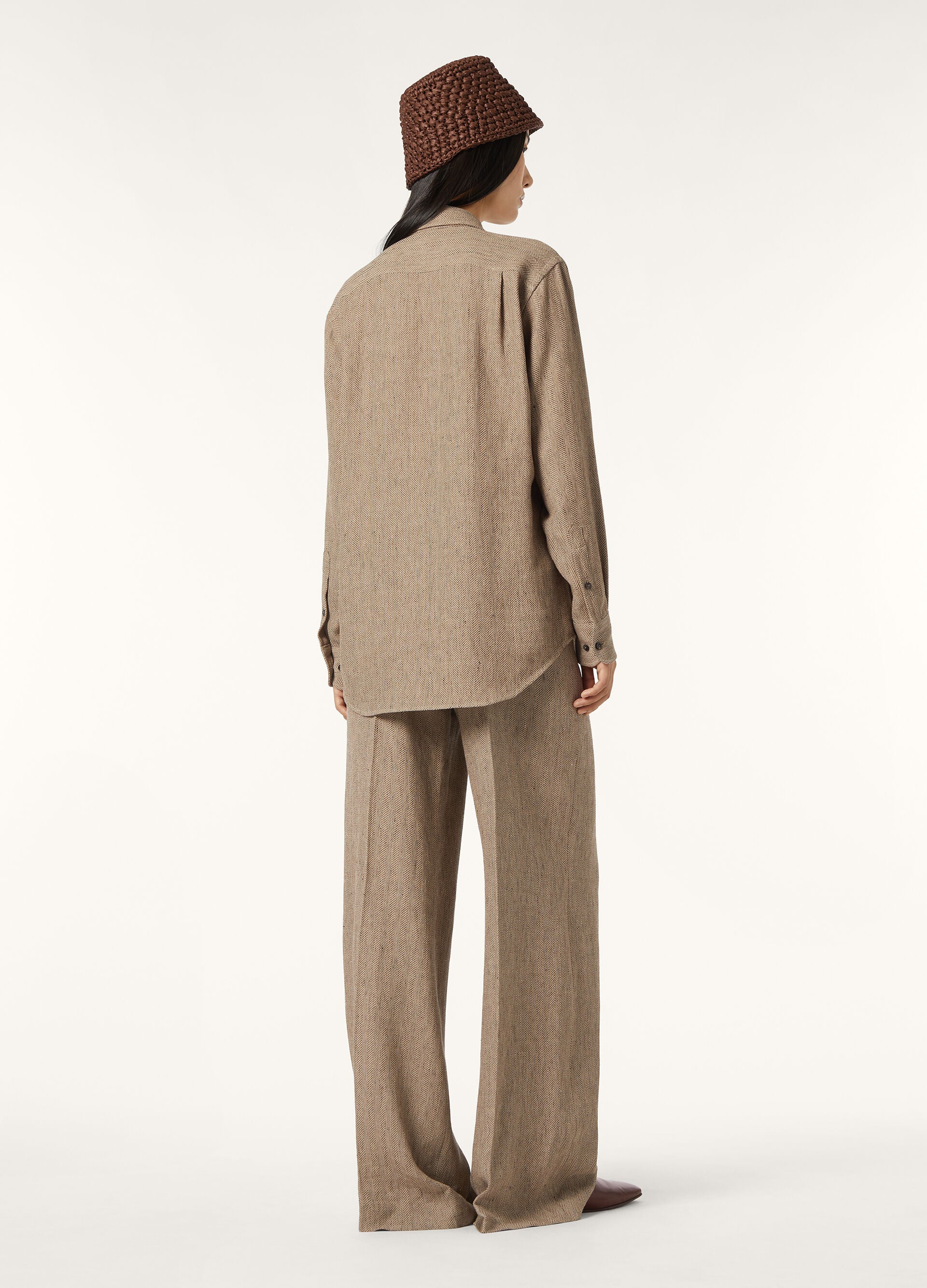 André Shirt - Brown Chevron