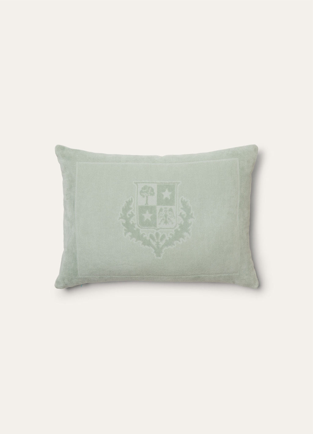 Crest Beach Pillow - Pale Mint