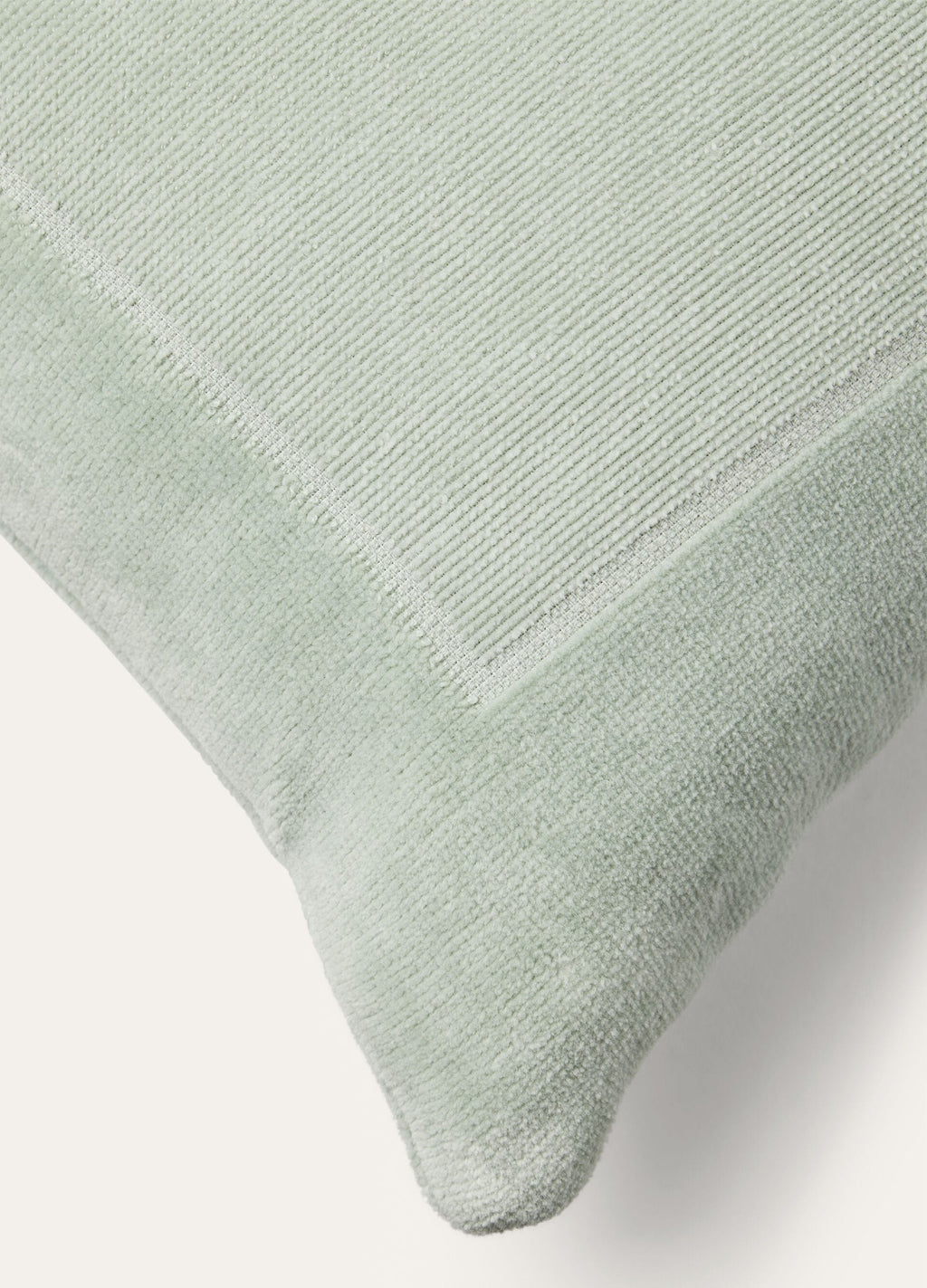 Crest Beach Pillow - Pale Mint