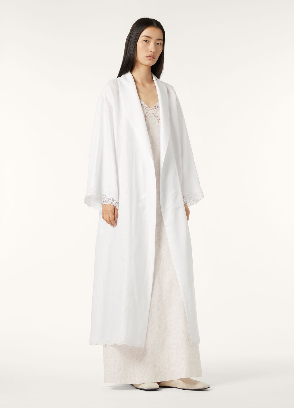 Braxton Robe - White