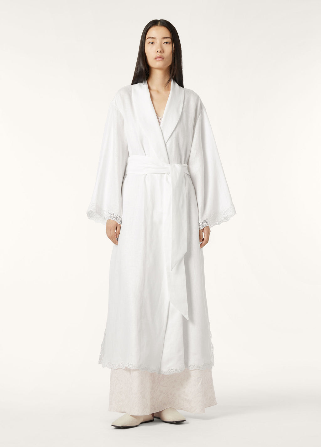 Braxton Robe - White