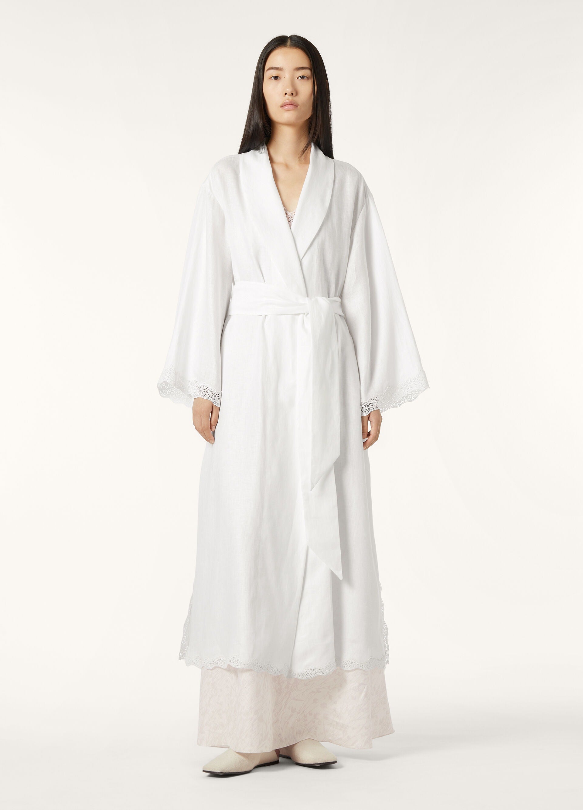 Braxton Robe - White