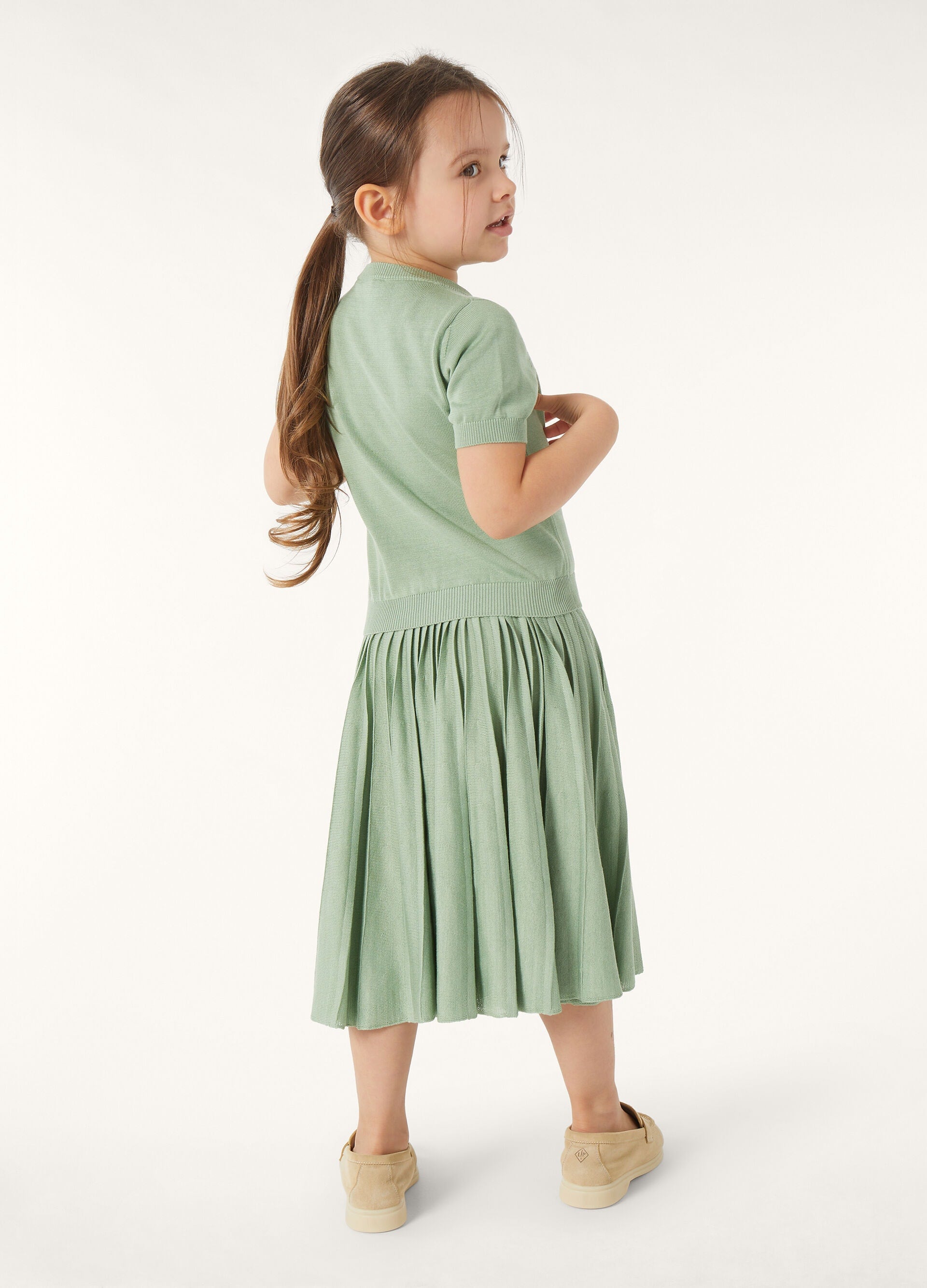 Kid's Jolie Crewneck - Jade Green