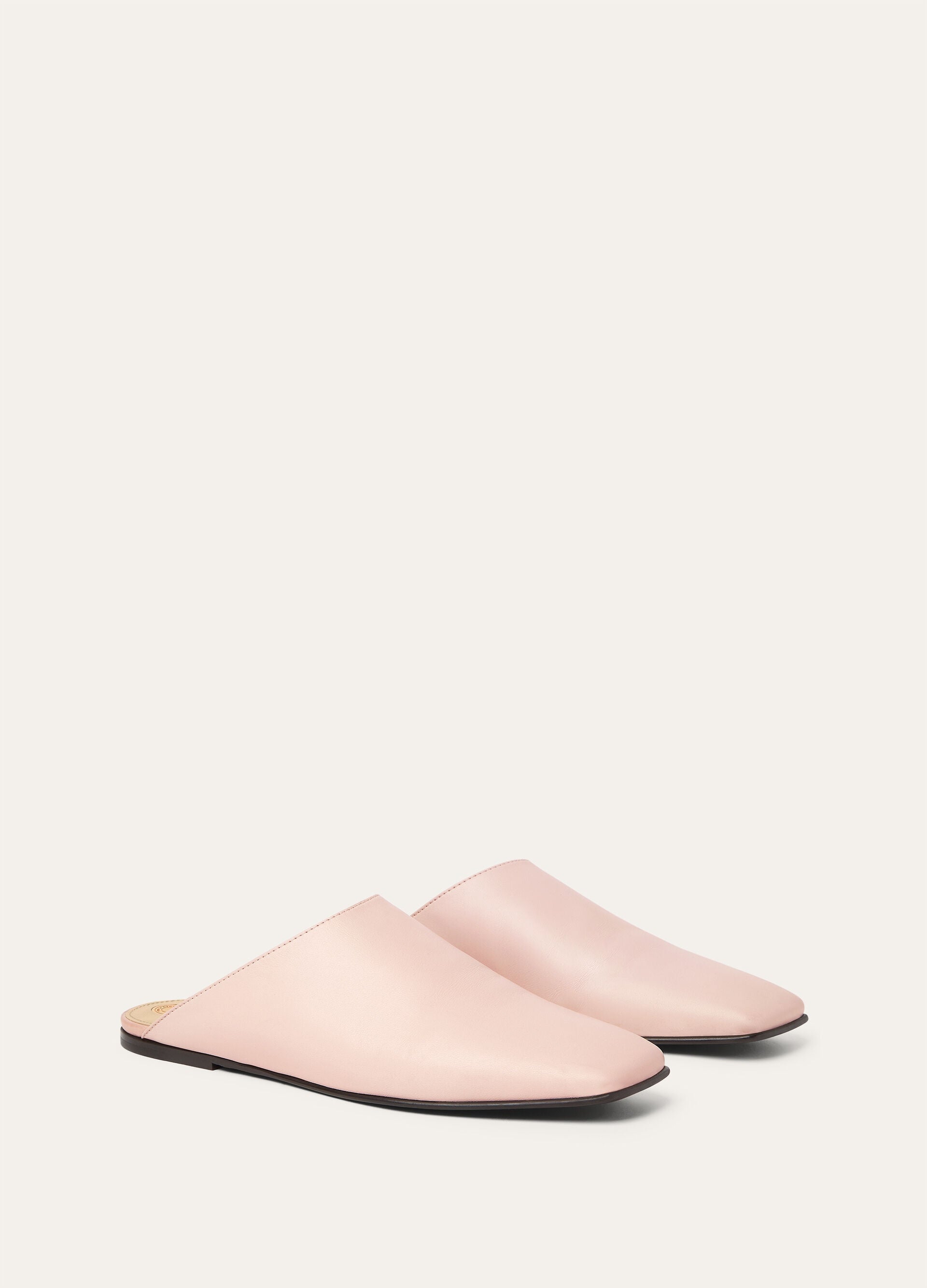 Alba Flat Mule - Fluffy Pink
