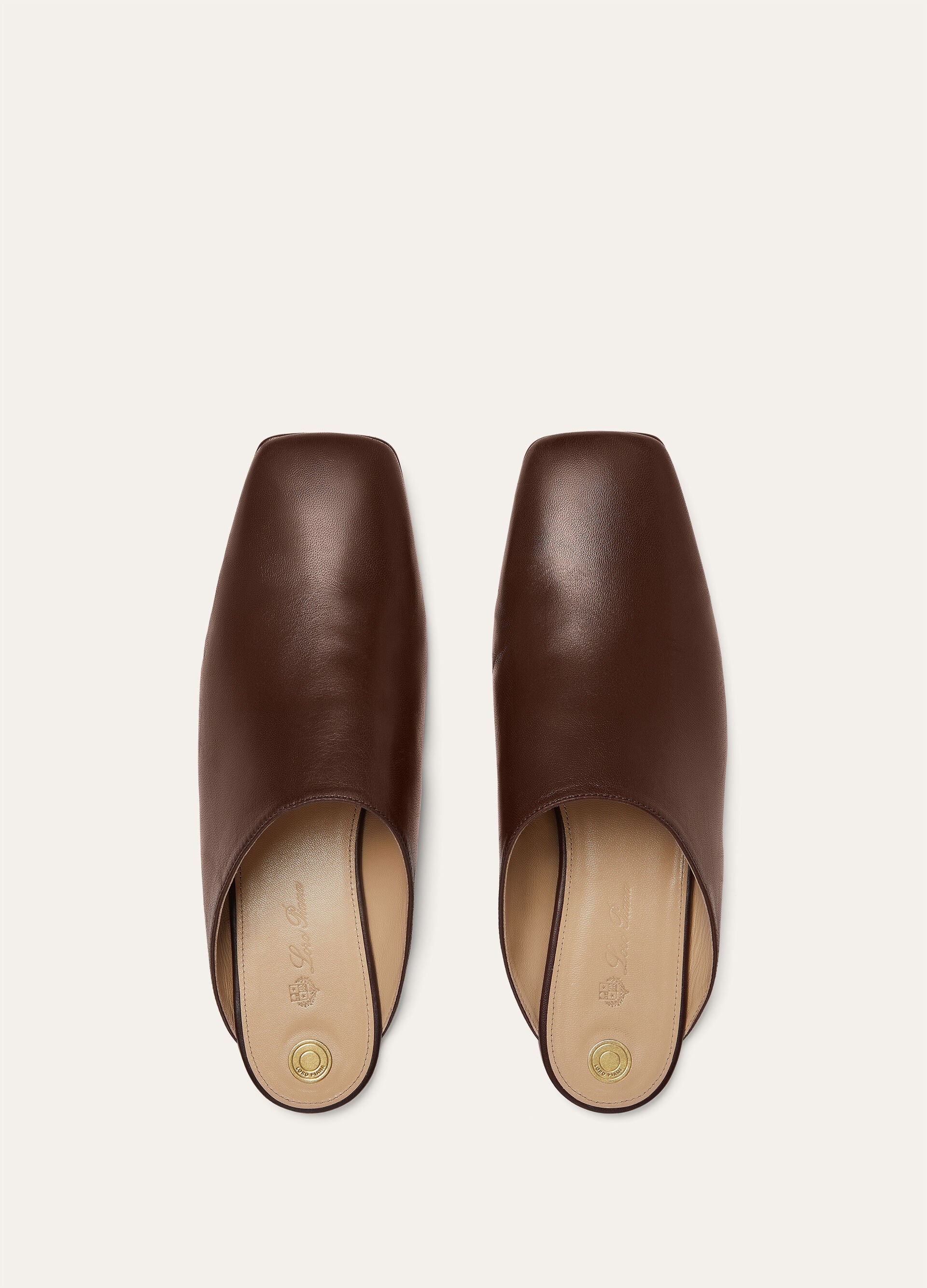 Alba Flat Mule - Powder Brown