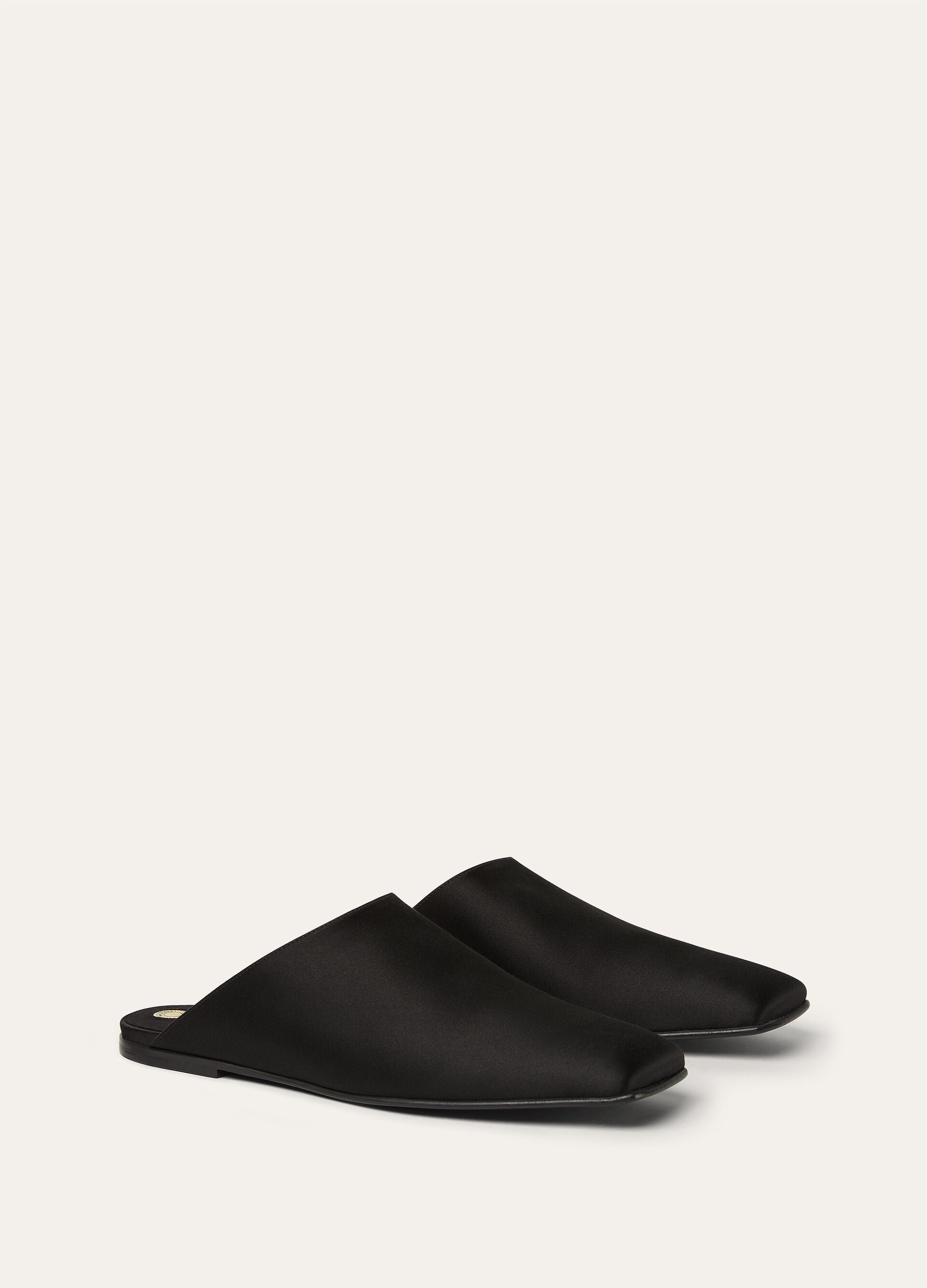Alba Flat Mule - Black