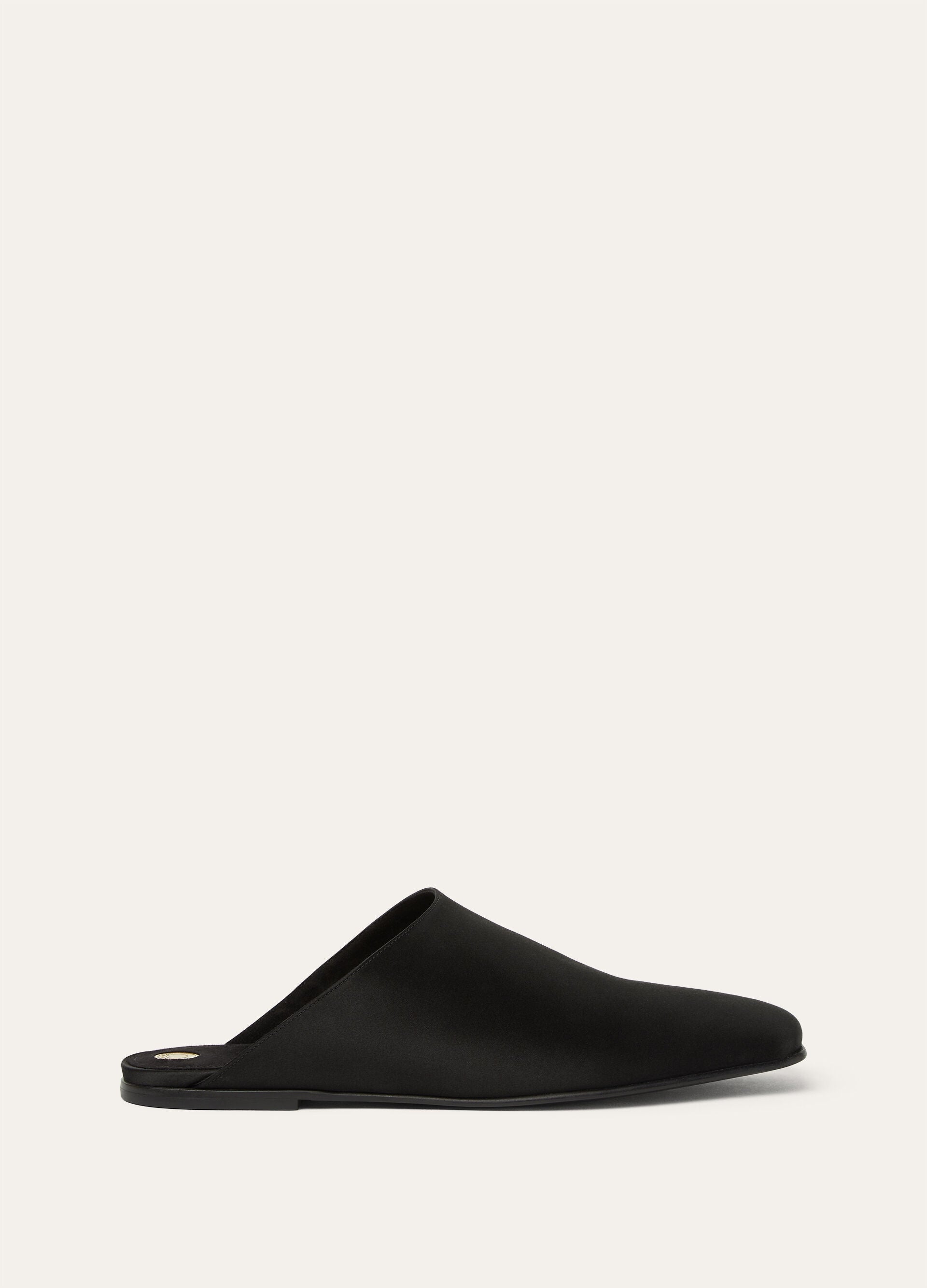 Alba Flat Mule - Black