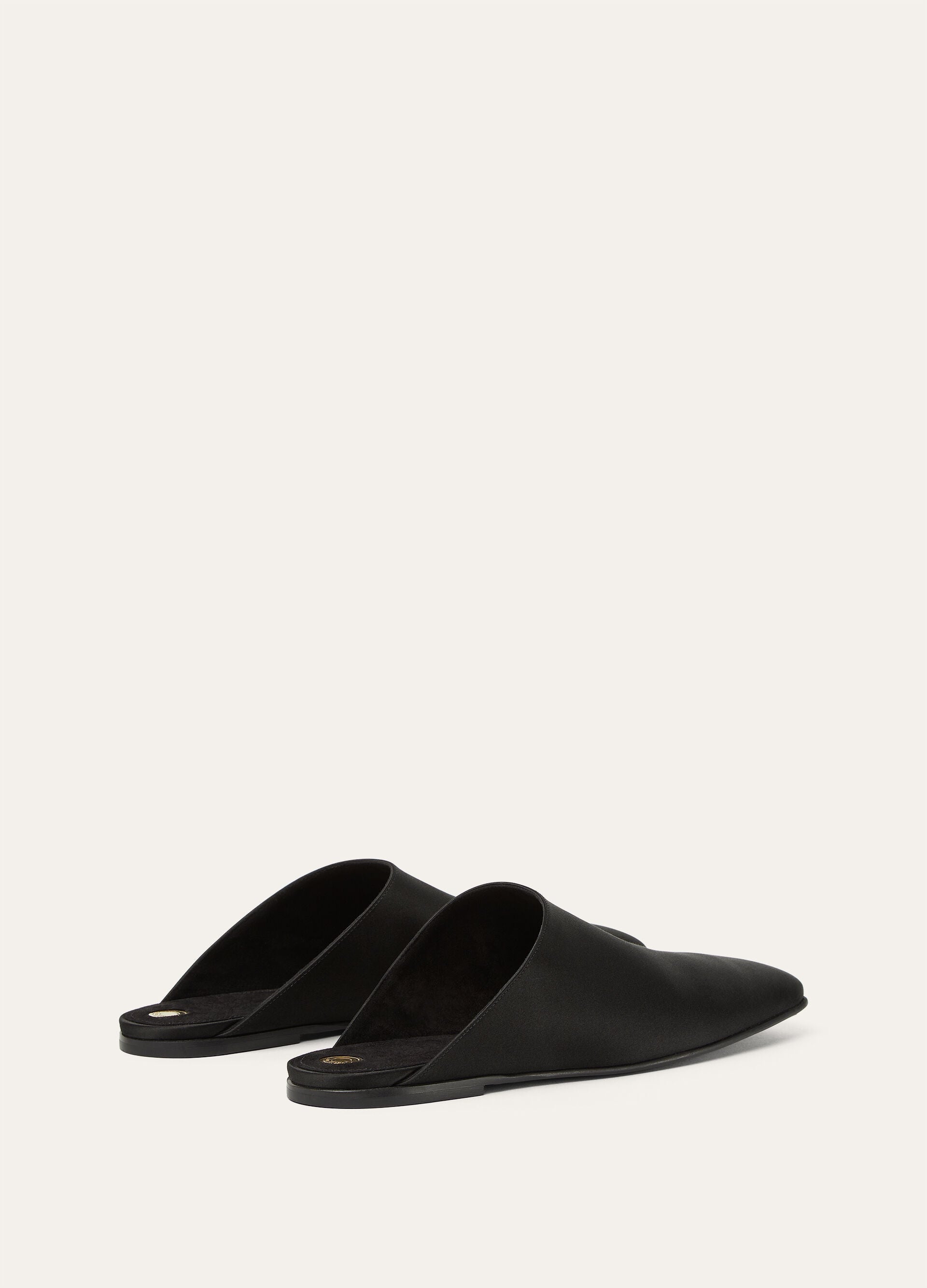 Alba Flat Mule - Black