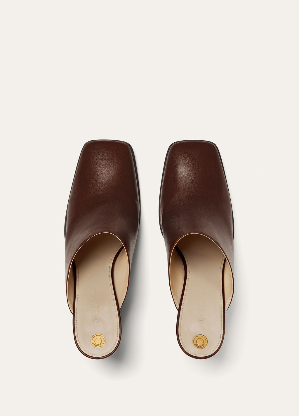 Alba Heeled Mule - Powder Brown