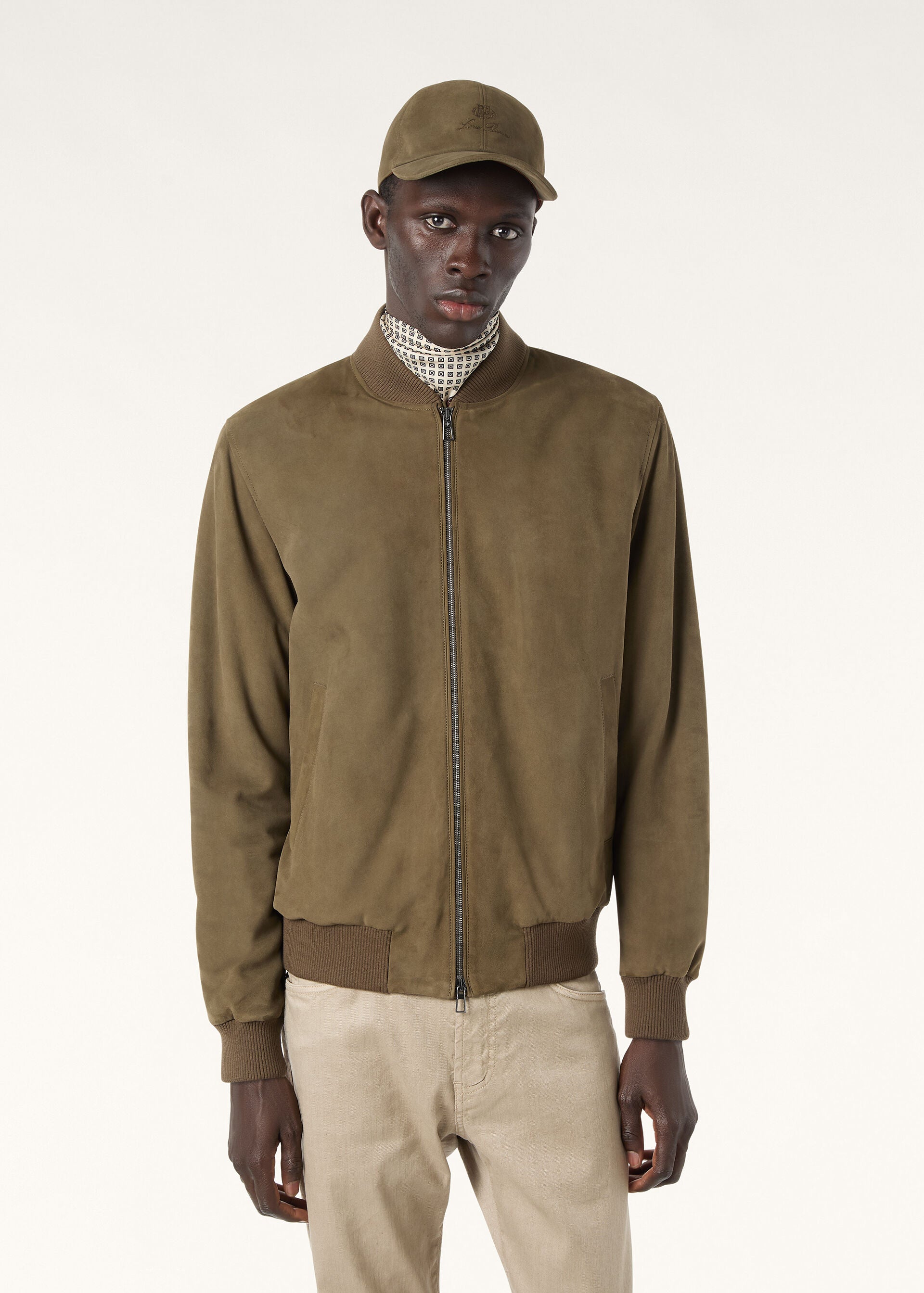 Loro Piana Ivy Bomber - Tea Leaf