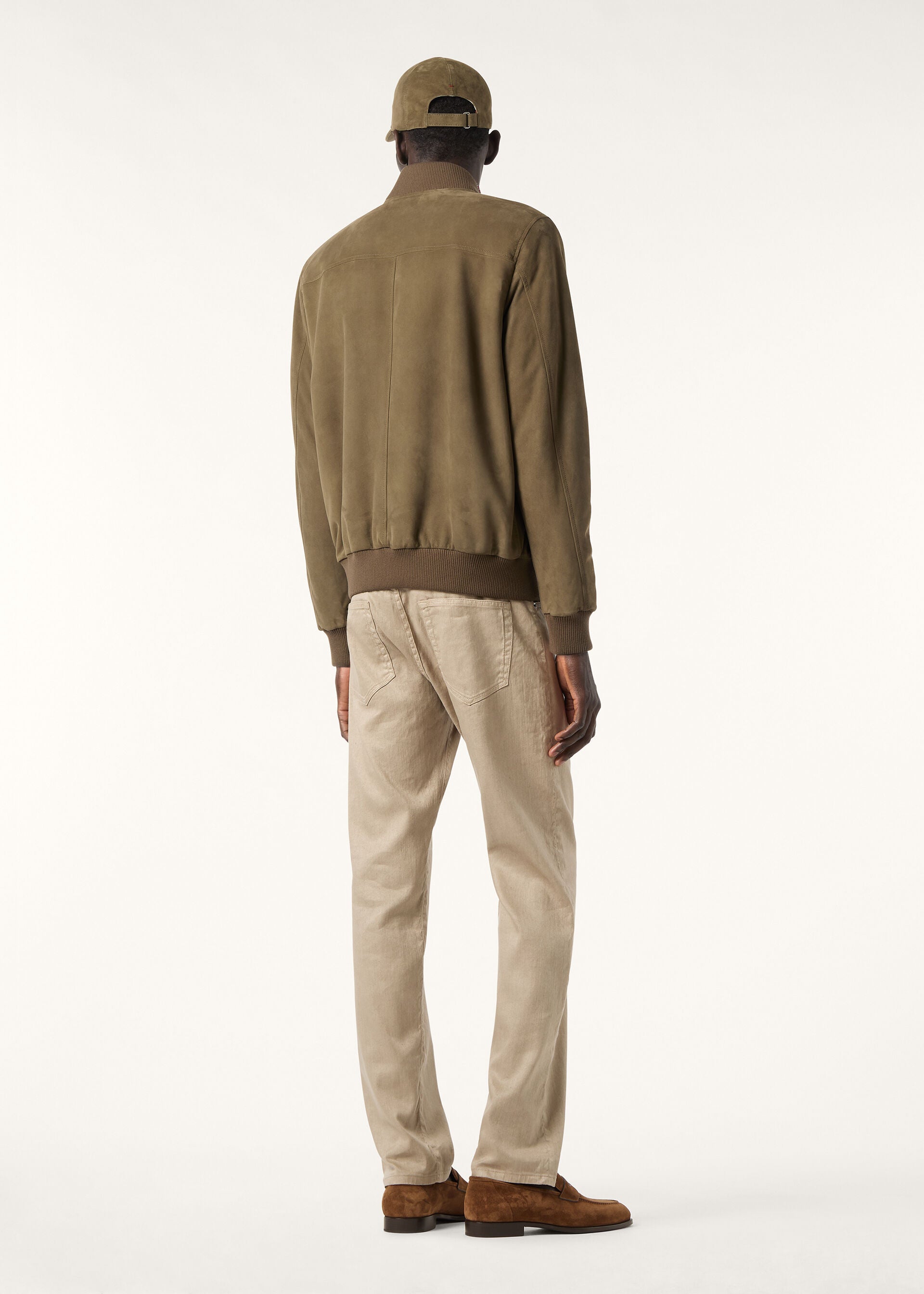 Loro Piana Ivy Bomber - Tea Leaf