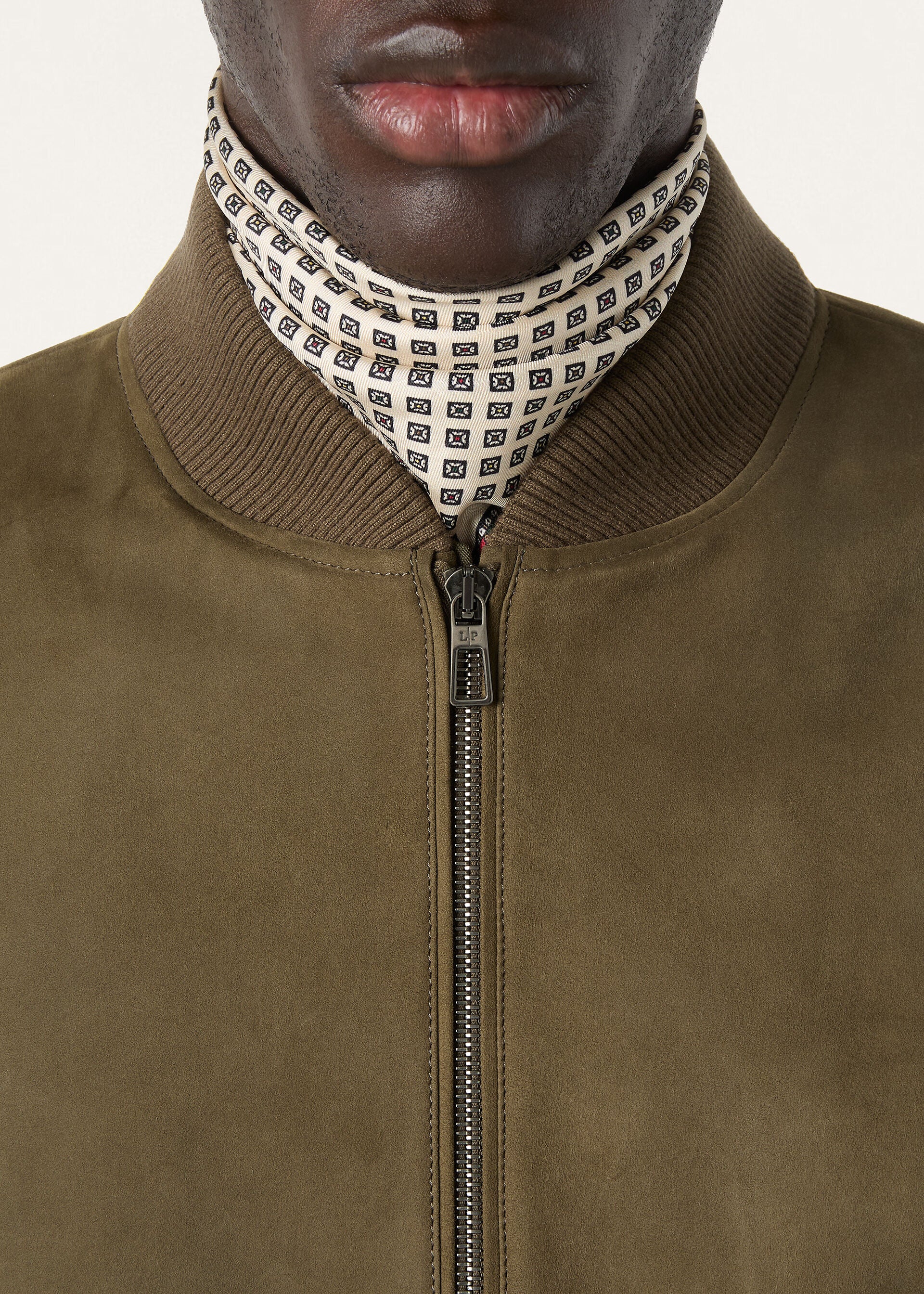 Loro Piana Ivy Bomber - Tea Leaf
